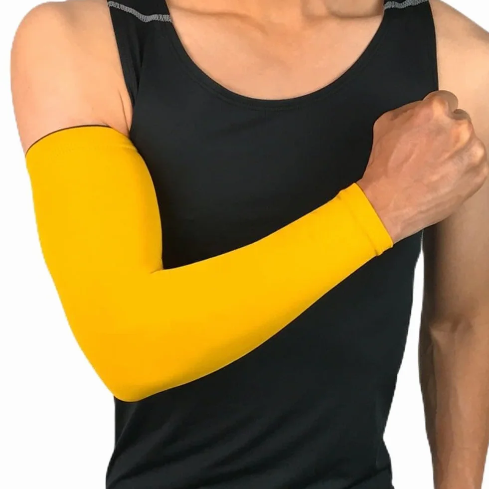 DAZZLEEX Coudières souples gardien de but Protège-bras juniors adultes Manchons compression polyester