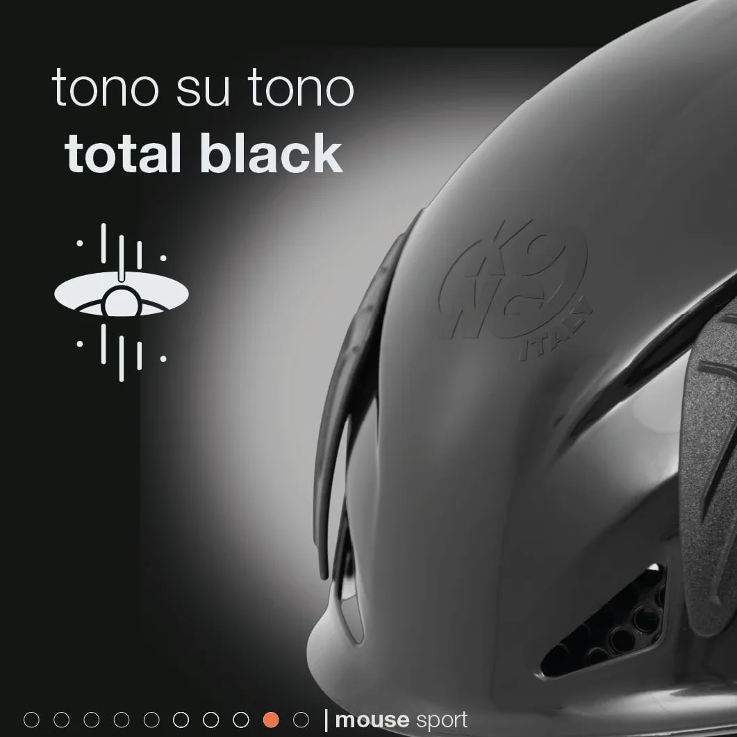 Casque léger avec Coque en ABS Noir Universelle 52-63cm
