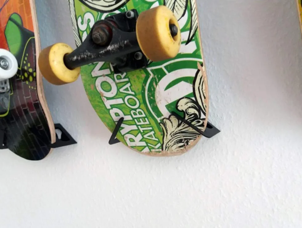 Support Mural pour Skateboard Vertical et Horizontal 100% Acier