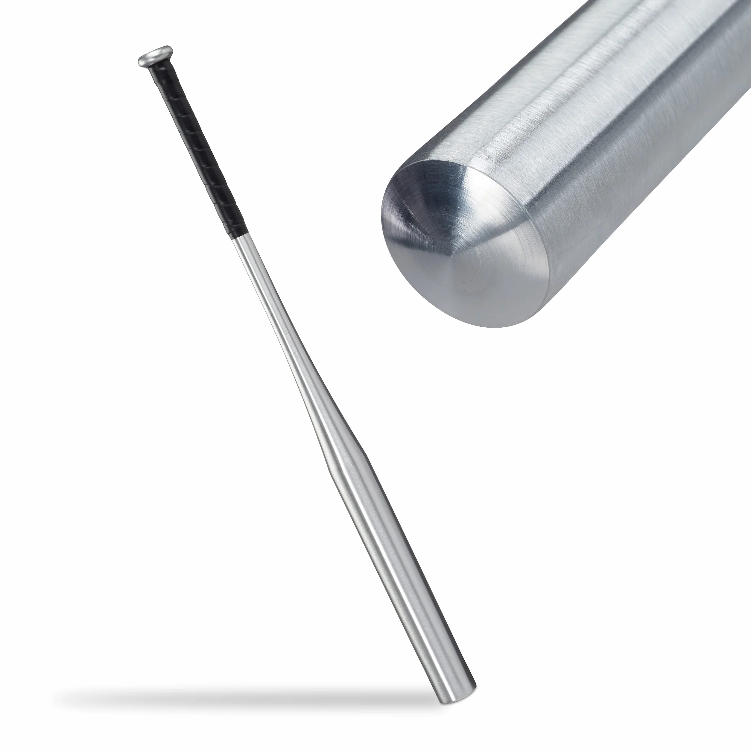 Relaxdays Batte de baseball légère en aluminium avec poignée antidérapante Argenté 34"
