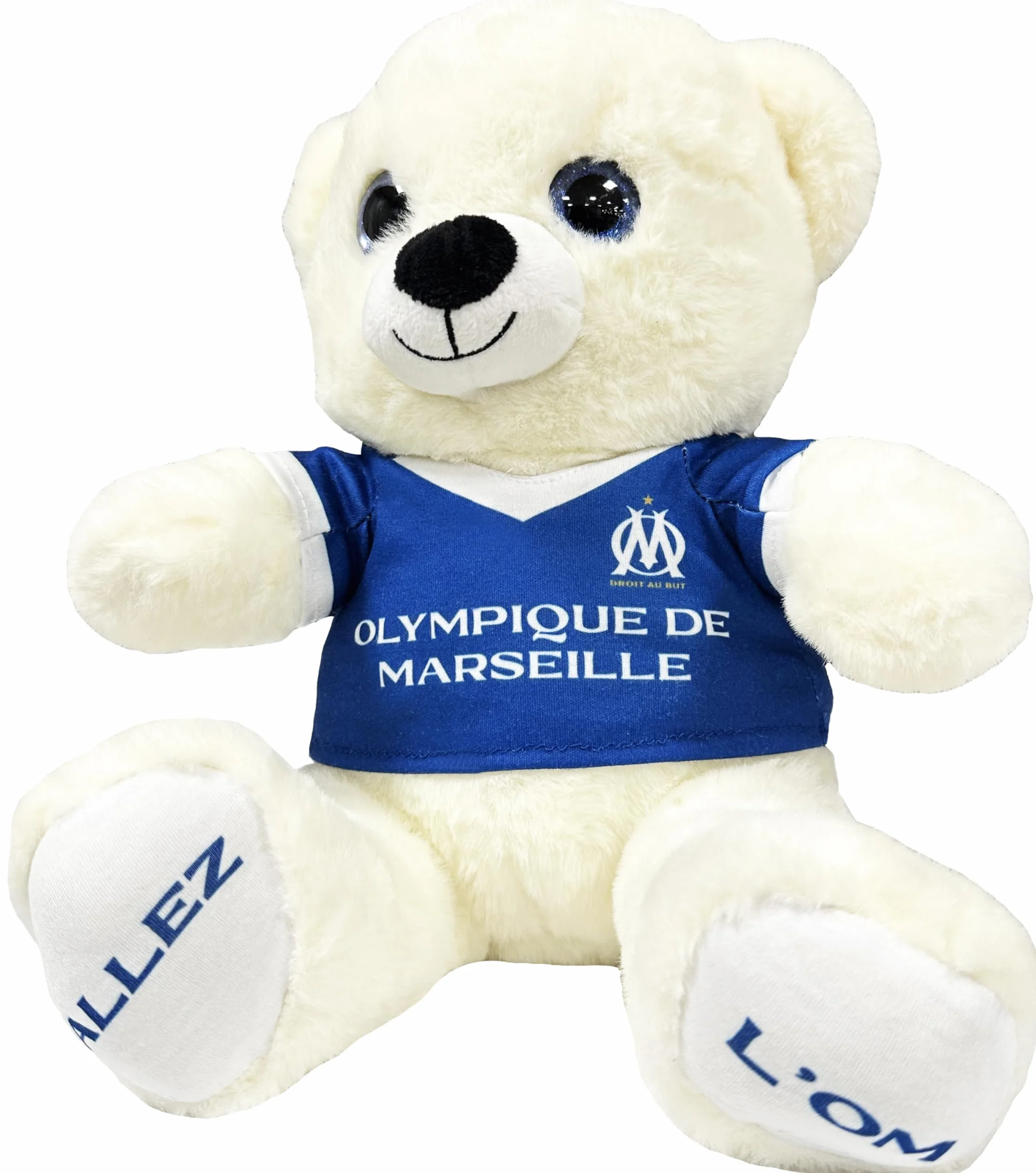 OLYMPIQUE DE MARSEILLE Peluche Ours Om 18 cm Collection Officielle