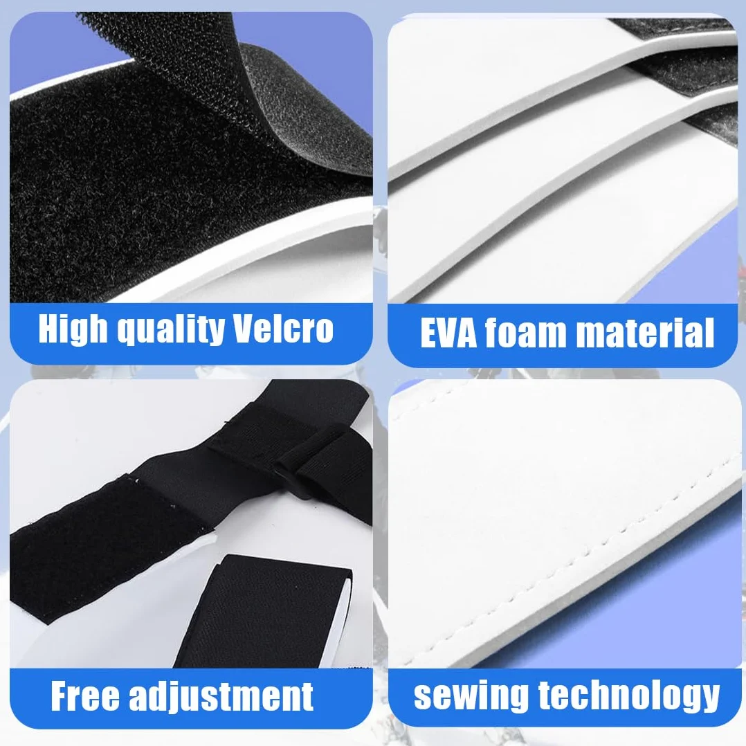 Sangle de Ski NHQ 6 Pièces, Dispositif Retenue Frein Ski, Attache Ski Nylon Réglable pour Snowboard