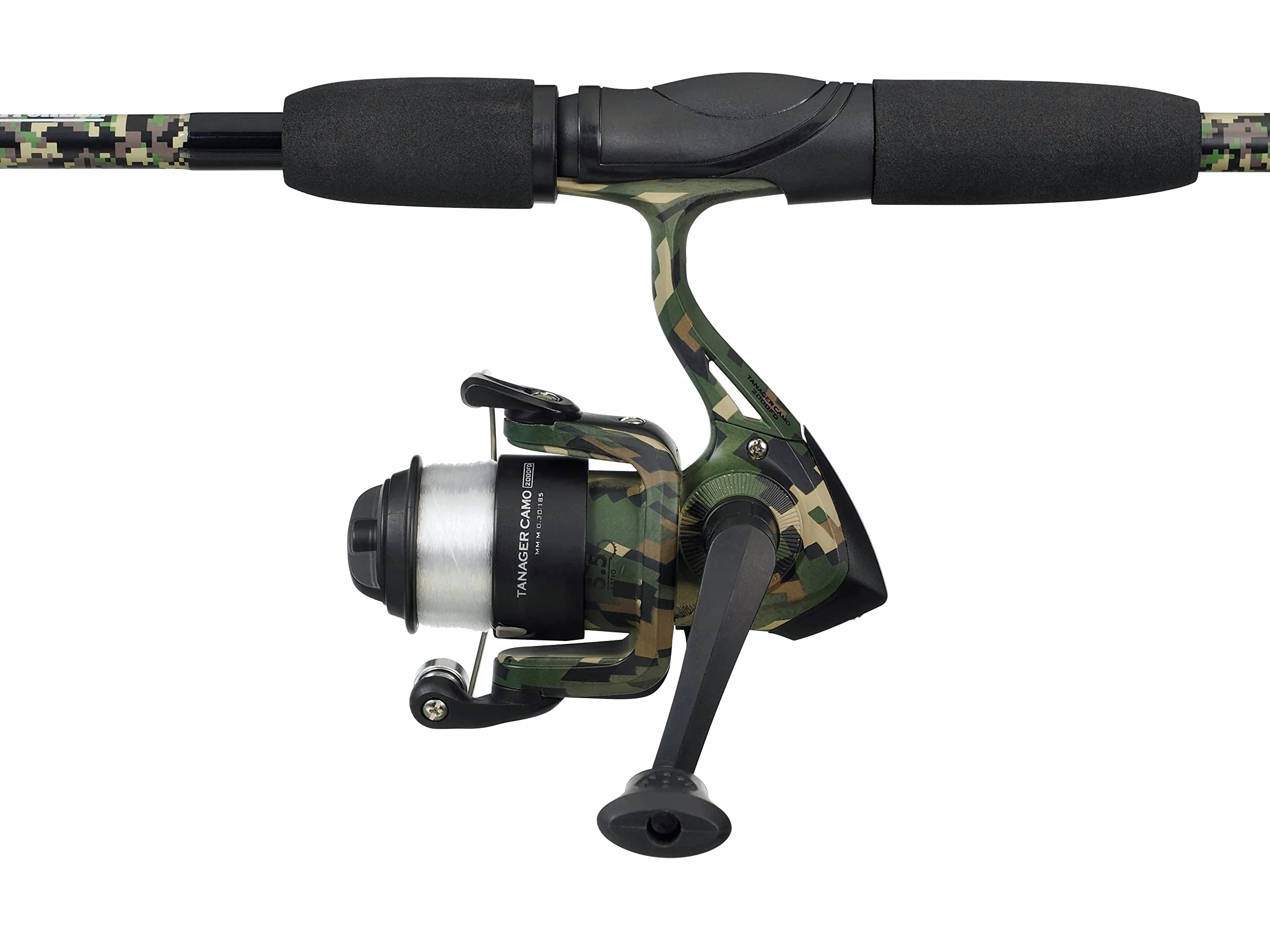 Mitchell Tanager Camo II Spin Combo | Canne à pêche Spinning légère et Moulinet pour pêche en eau douce