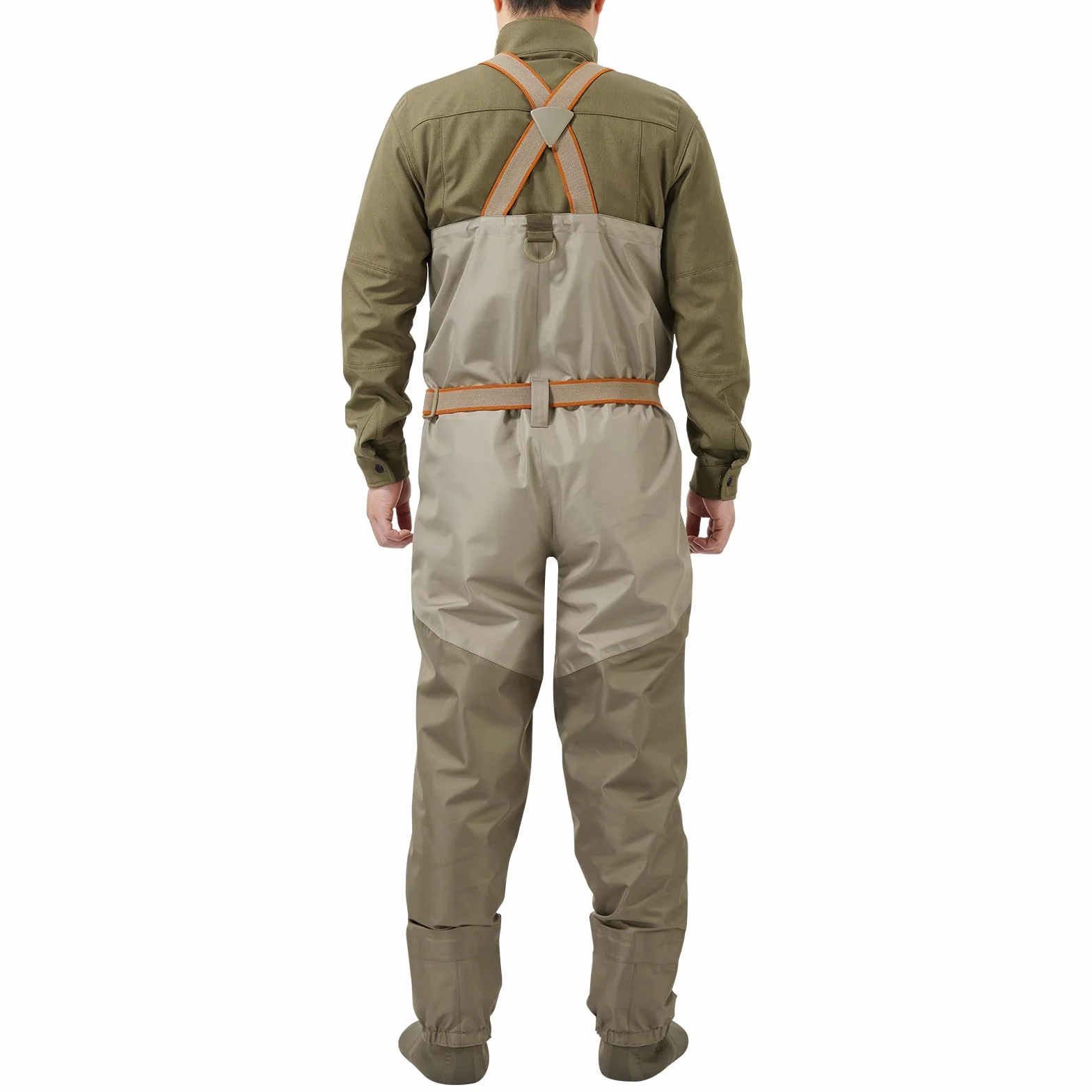 Bassdash Hommes IMMERSE Tan Waders Bottes de Pêche Imperméables Respirantes Légères