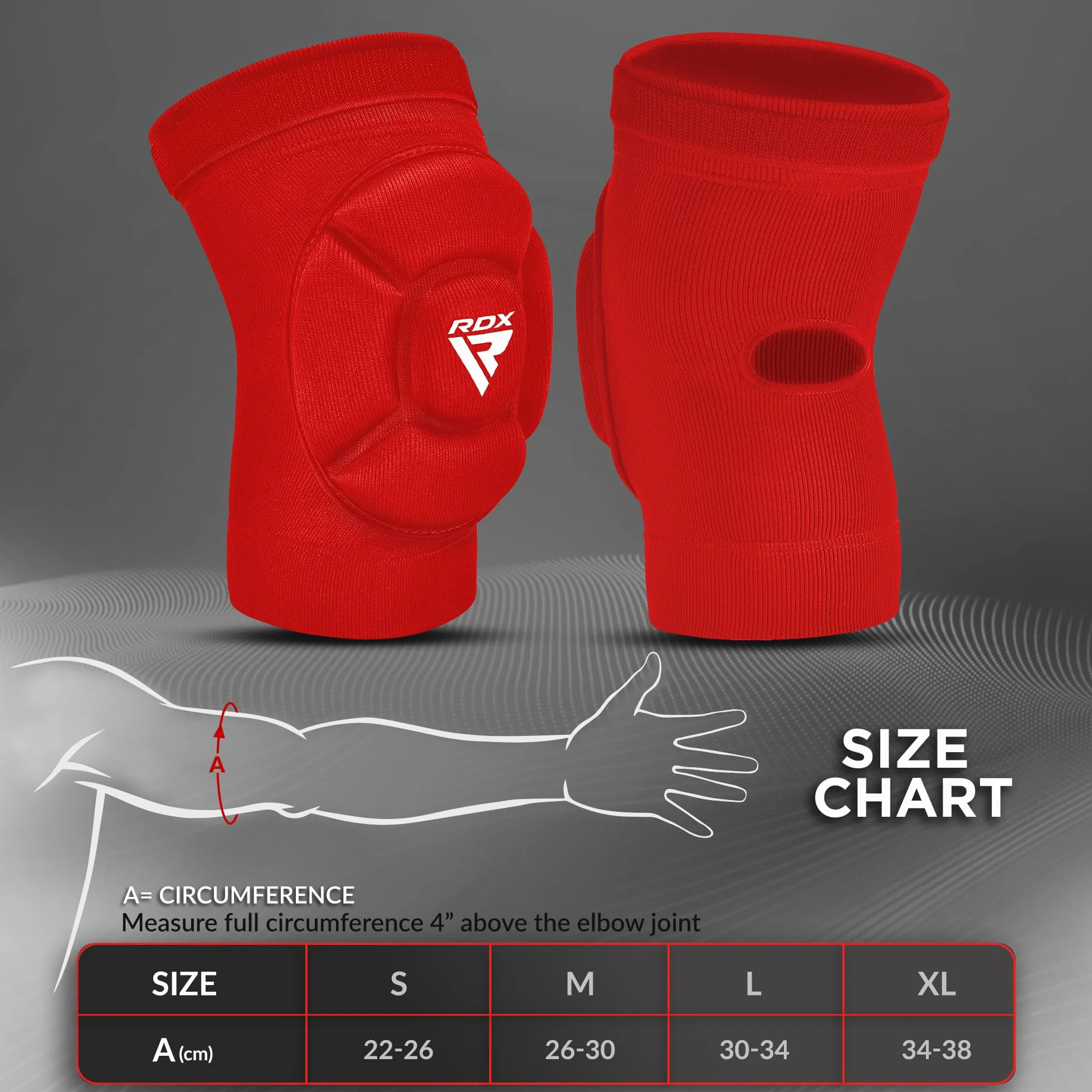 RDX Coudière Boxe MMA Muay Thai, Kontact Sport Arts Martiaux Compression Elbow Pads