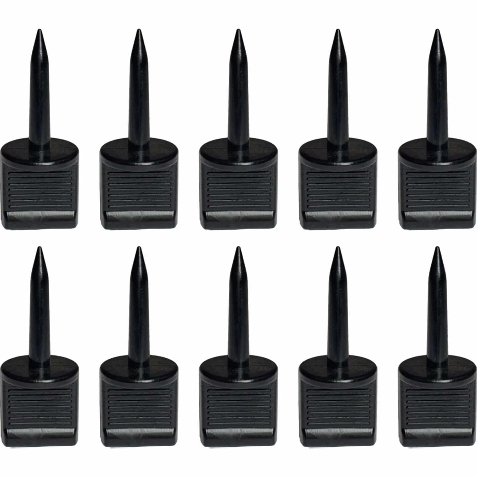 Clous de Cible de Tir à l'arc, Épingles de Visage de Cible Bonne Fixation, Plastiques Allongeant Réutilisables pour Tir Exercices Compétition (Noir)