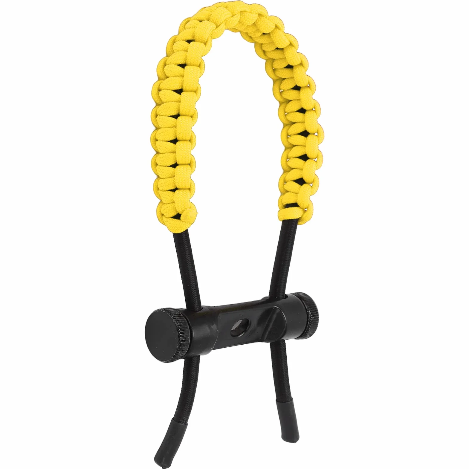 Élingues de Poignet d'Arc à Poulies Réglable, Corde de Dragonne Durable pour Tir à l'Arc (Jaune)