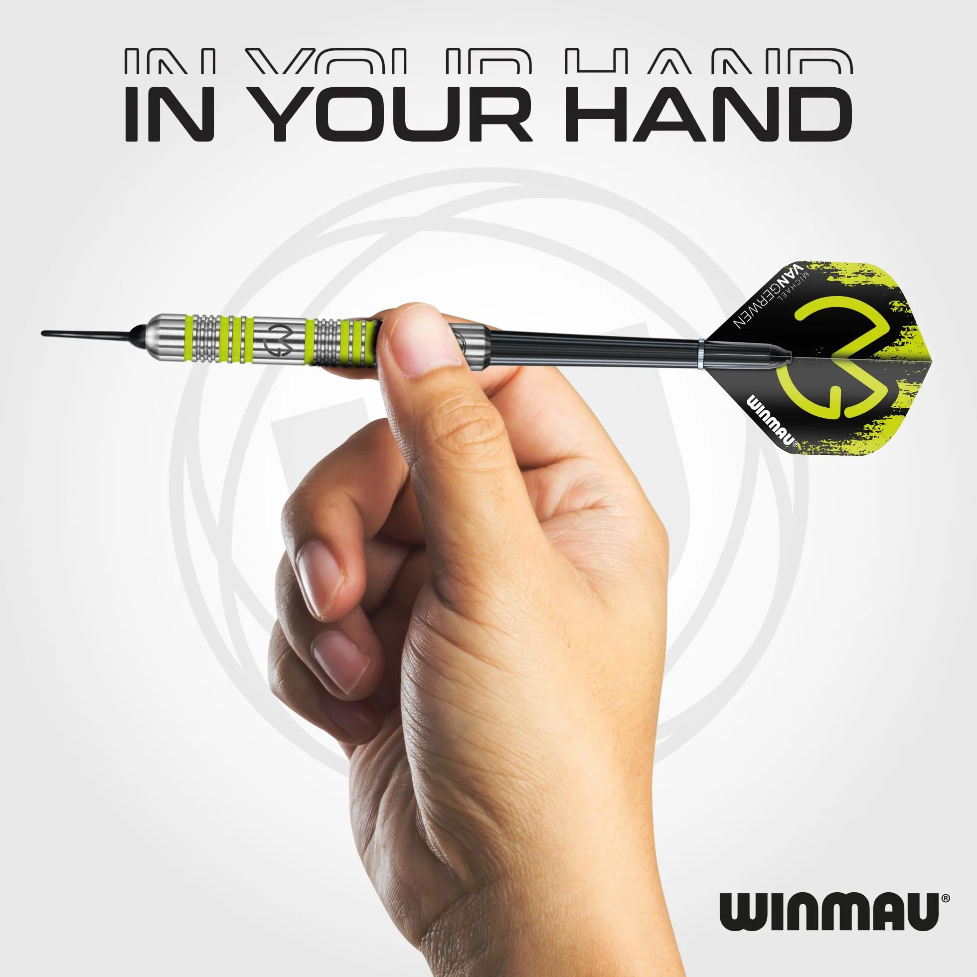 WINMAU Michael Van Gerwen MvG 50 Piece Darts Set with Shafts, Flights & Accessories