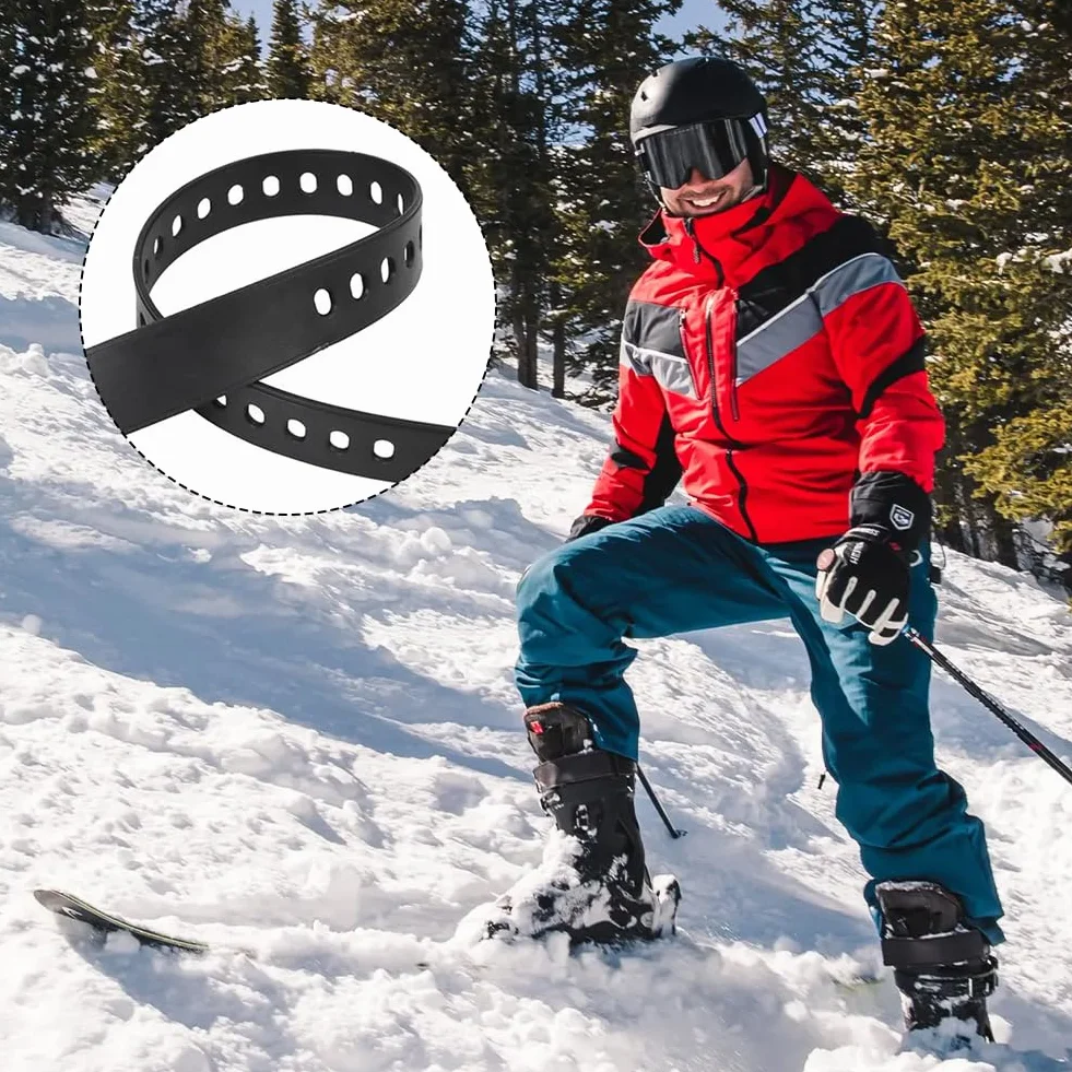 Sangles de Rechange réglables 45 cm pour Raquettes à Neige et Bottes de Ski Lot de 4