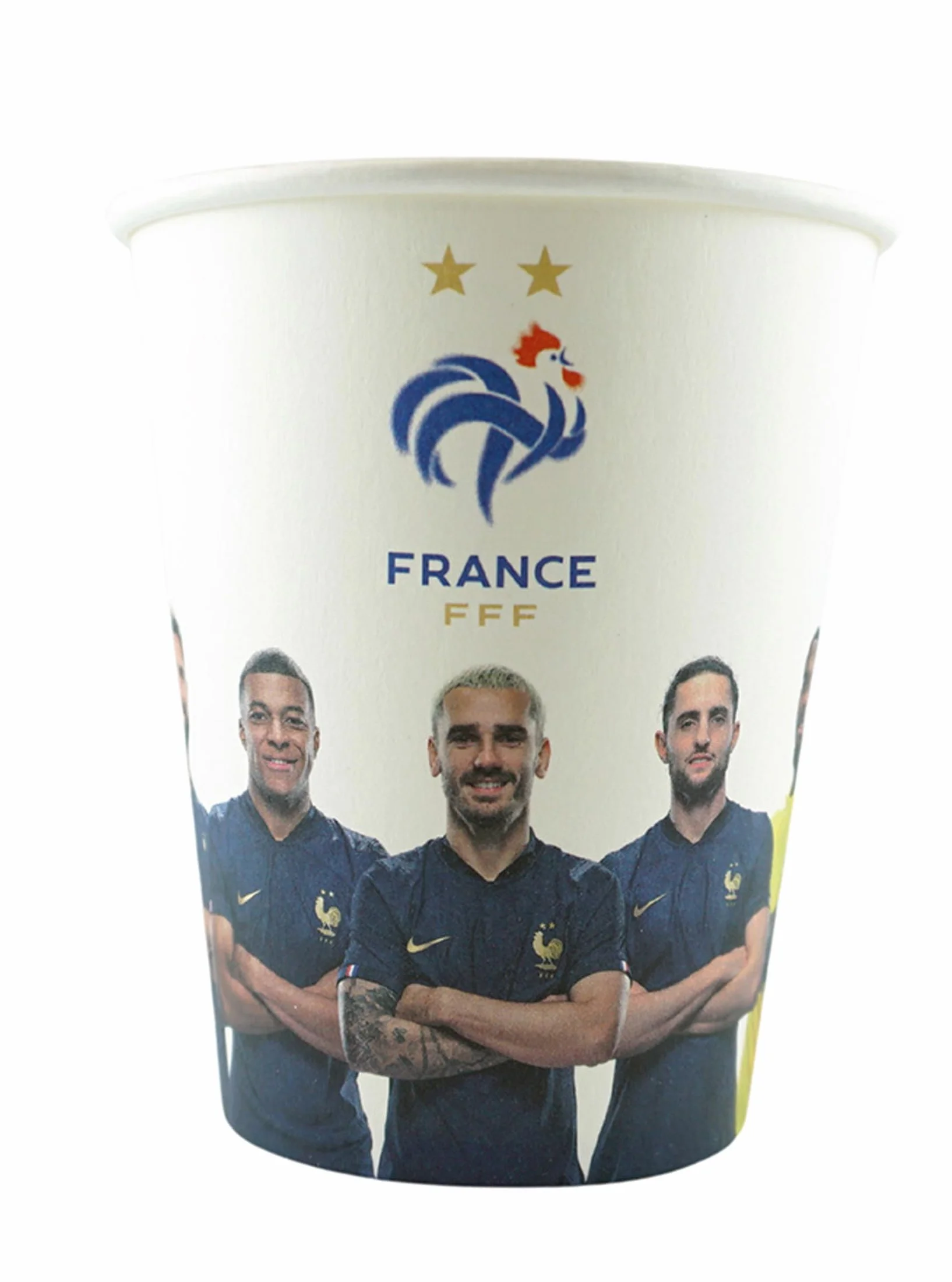 FFF Verre Gobelet Jetable 25 cl Collection Officielle Equipe de France de Football
