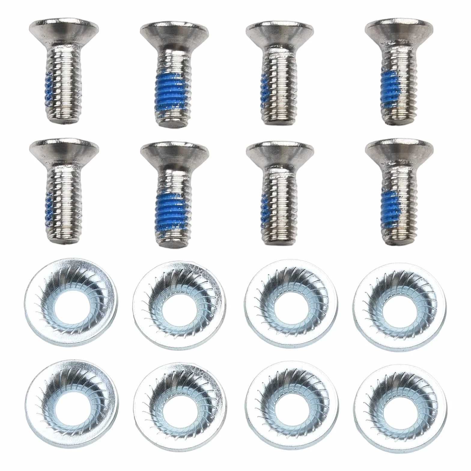 Lot de 16 vis fixes M6 x 16 avec rondelles Matériel de montage fixation métal pour réparation ski snowboard