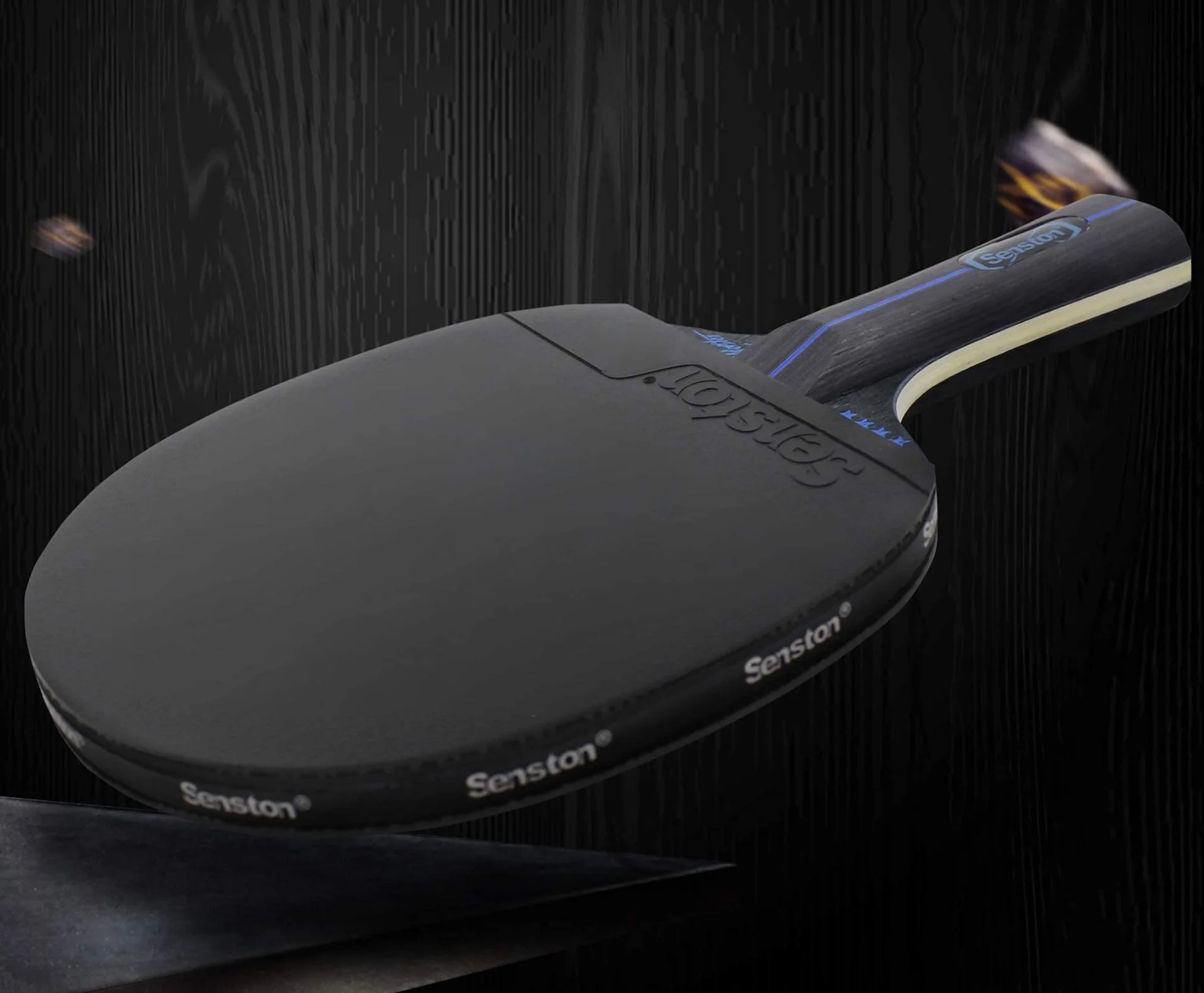 Senston Raquette ping Pong Professionnel, 2 Raquettes de Tennis de Table et 3 balles