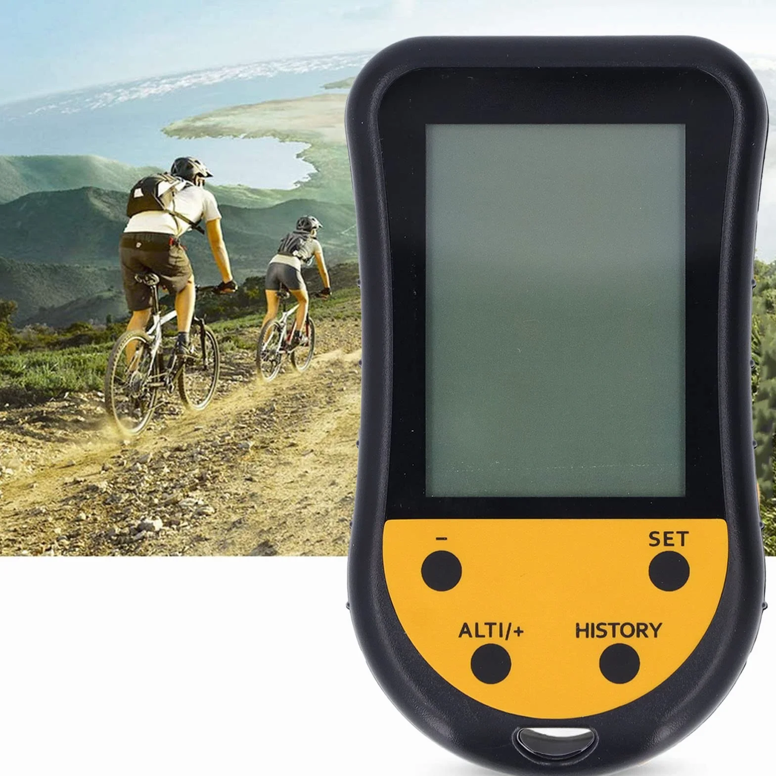 Altimètre Numérique Multifonction avec écran LCD rétroéclairé, Boussole, Baromètre, Thermomètre pour Randonnée Escalade Camping