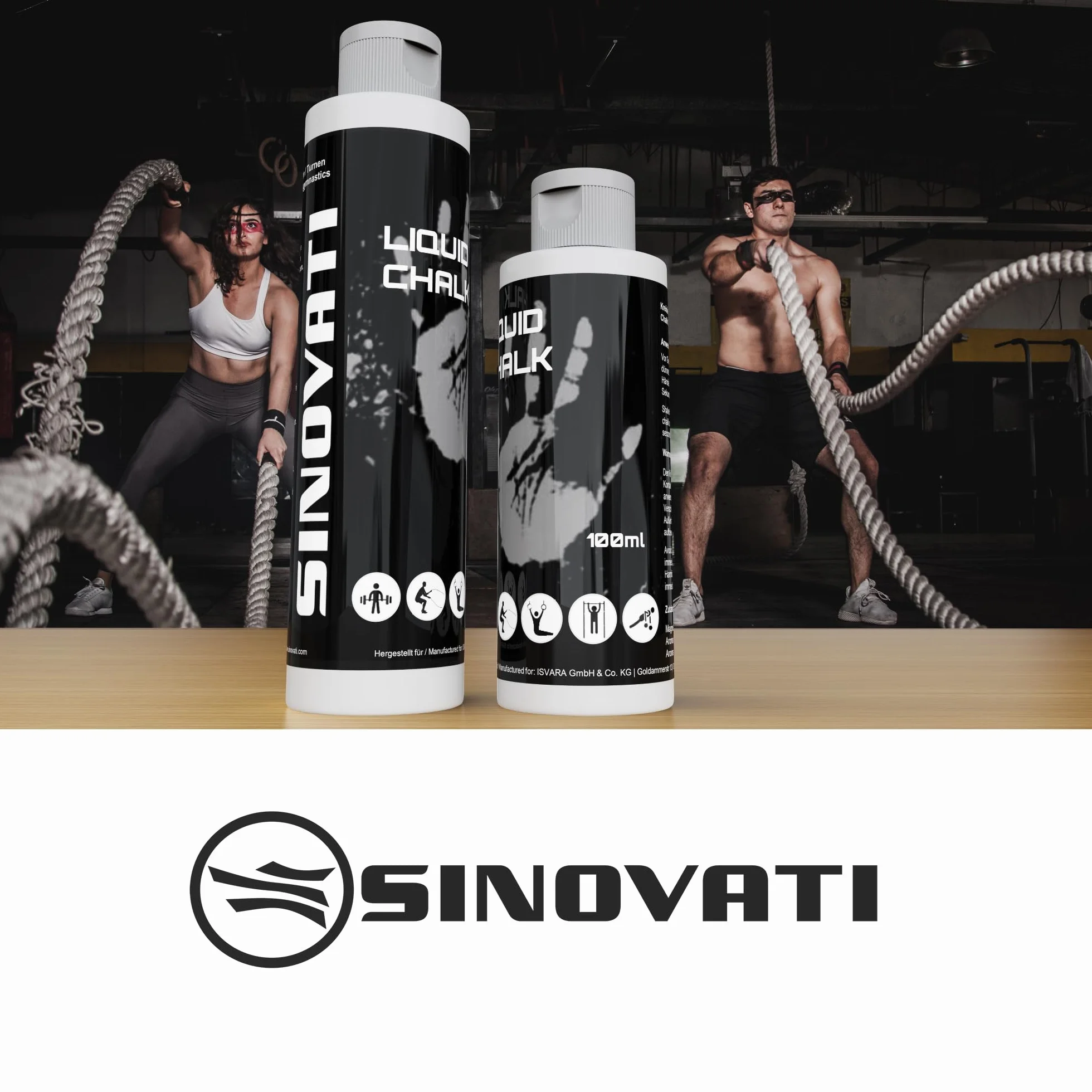 SINOVATI Craie Liquide pour Sport - Escalade, Gymnastique, Pole Dance Grip