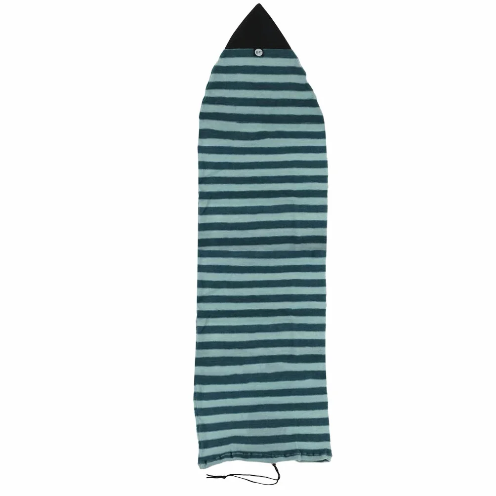 Housse de Protection pour Planche de Surf 6.4ft Polyester Vert Sac de Rangement