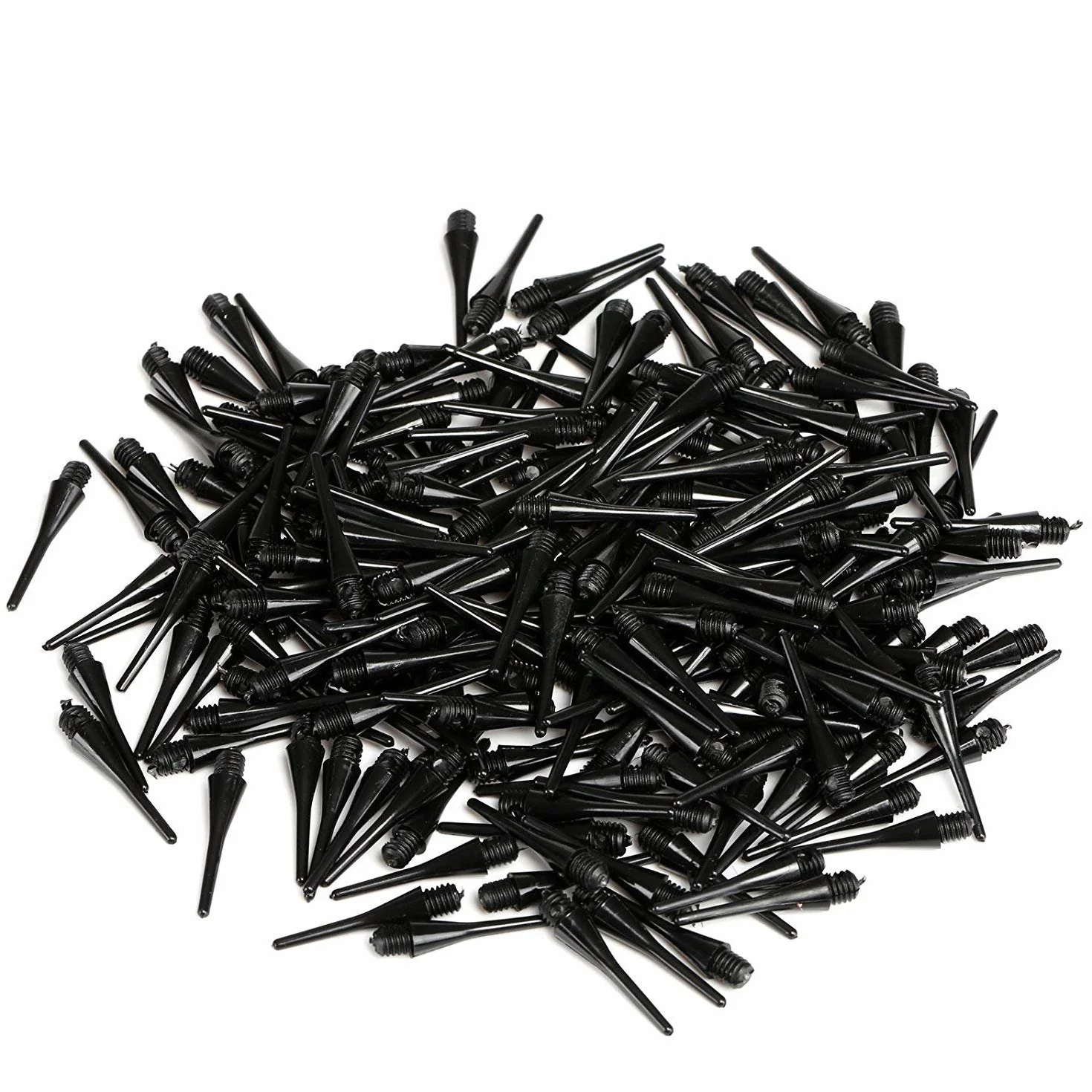 Sinwind Flechette Pointe Plastique, 12 Flechettes Set avec Ailettes et Pointes pour Cible Electronique