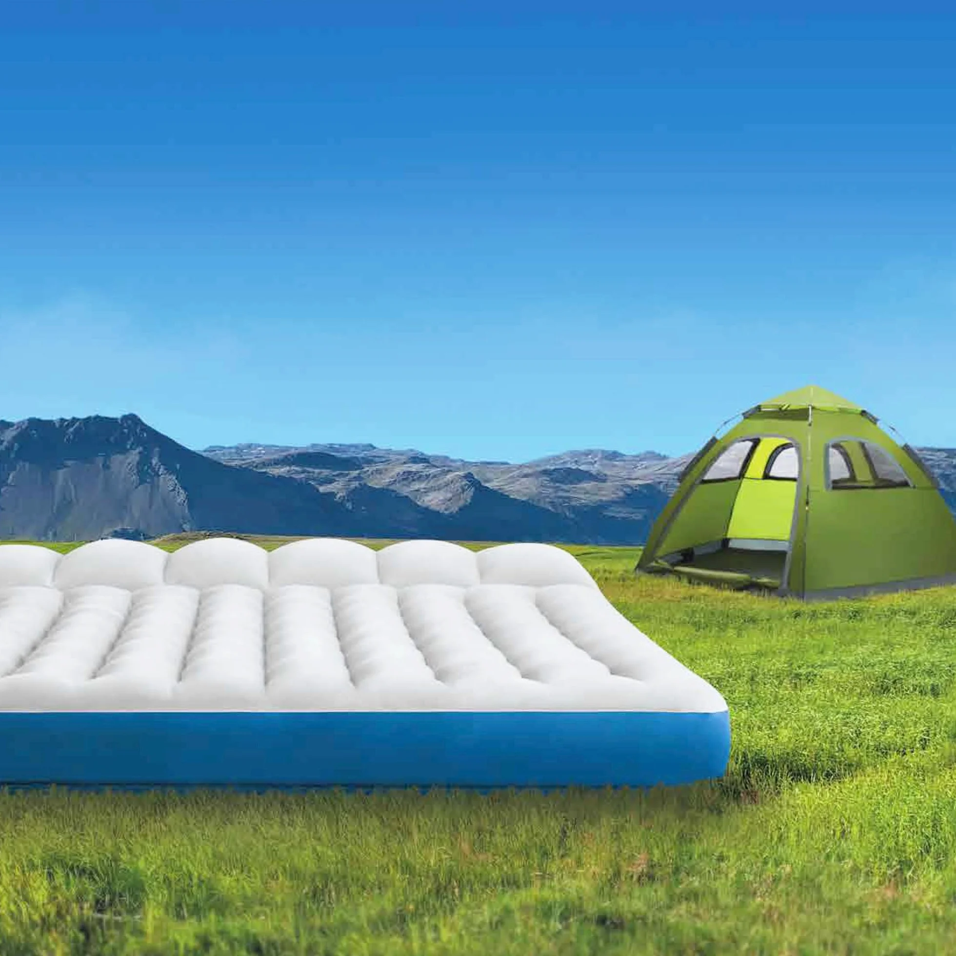 INTEX Matelas gonflable camping 2-pers. 193x127x24cm
