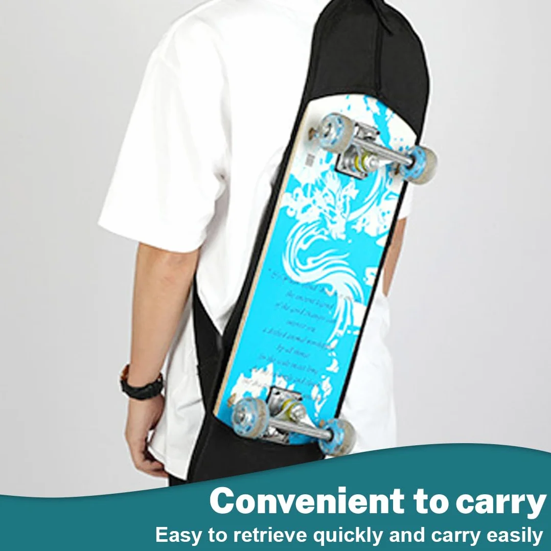 EIHI Sac de Planche à roulettes 87x24CM Housse de Protection Sac à Dos
