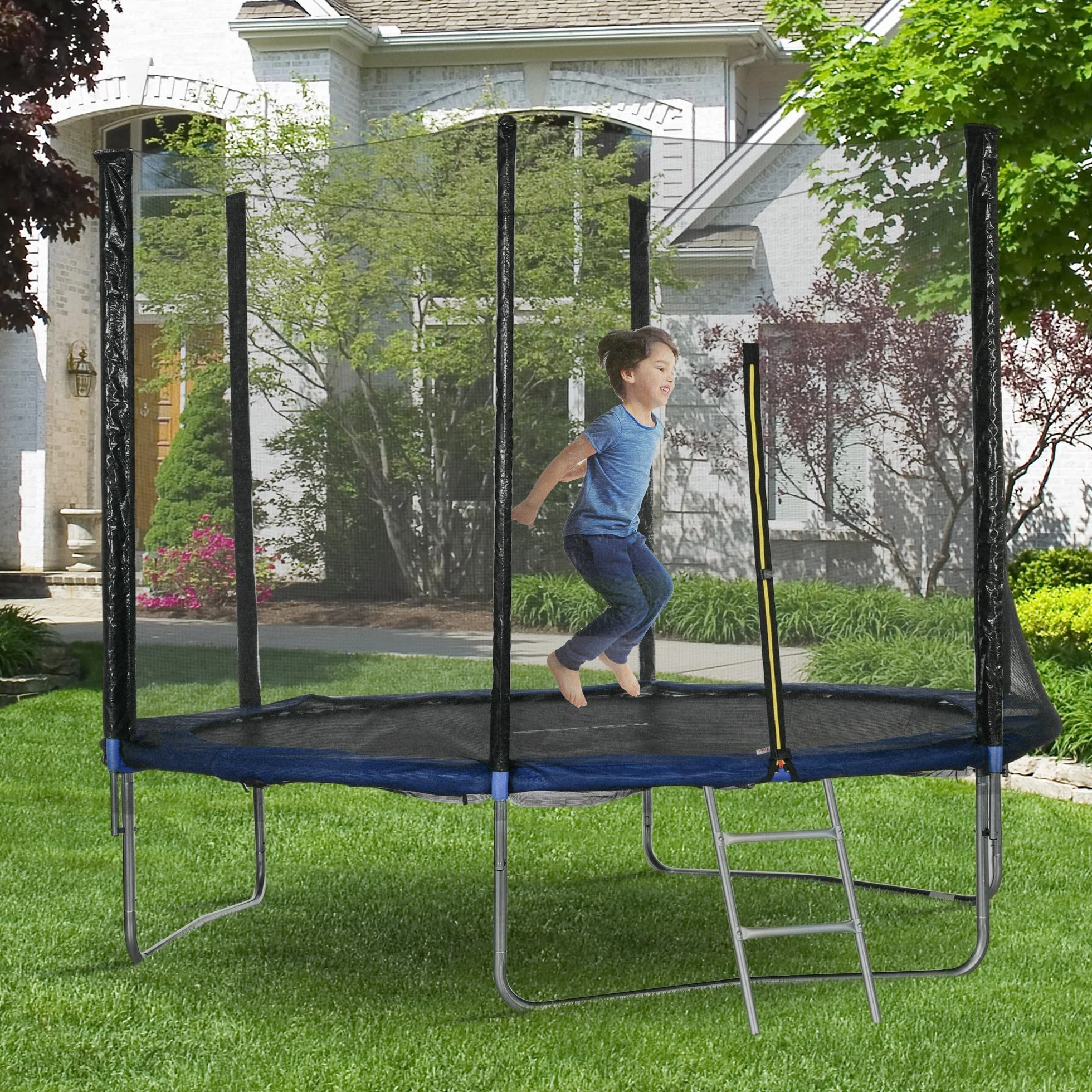 SPORTNOW Trampoline Exterieur Enfant 305cm avec Filet de Sécurité