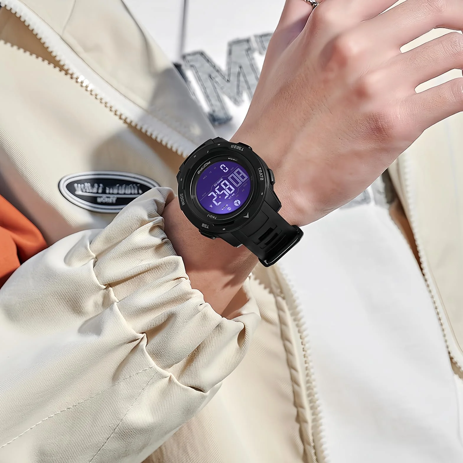 Flintronic Montre Podomètre sous-Marin de Plongée avec Comptage de Pas Calories Distance