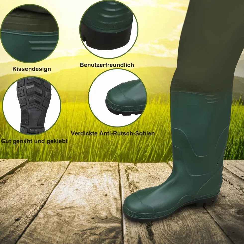Waders pour homme imperméables néoprène 70D nylon 70D pêche