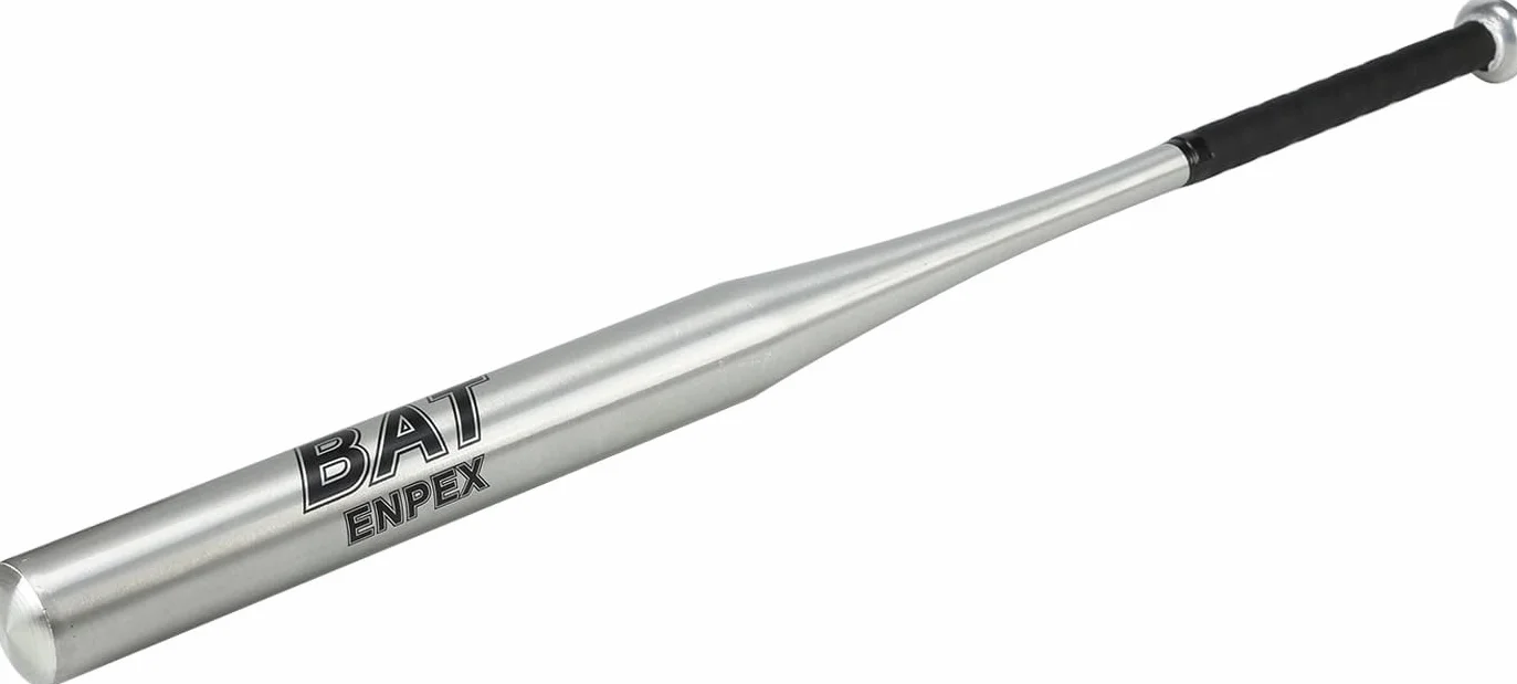 Trintion Batte de Baseball Aluminium 34 Pouces Bleu Noir Argent au Choix Poids Léger