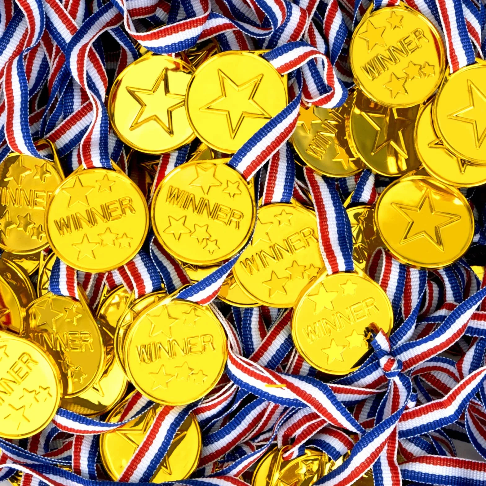 Médailles Enfants Plastique 100 Pièces Récompenses École Sport Jeux Olympiques