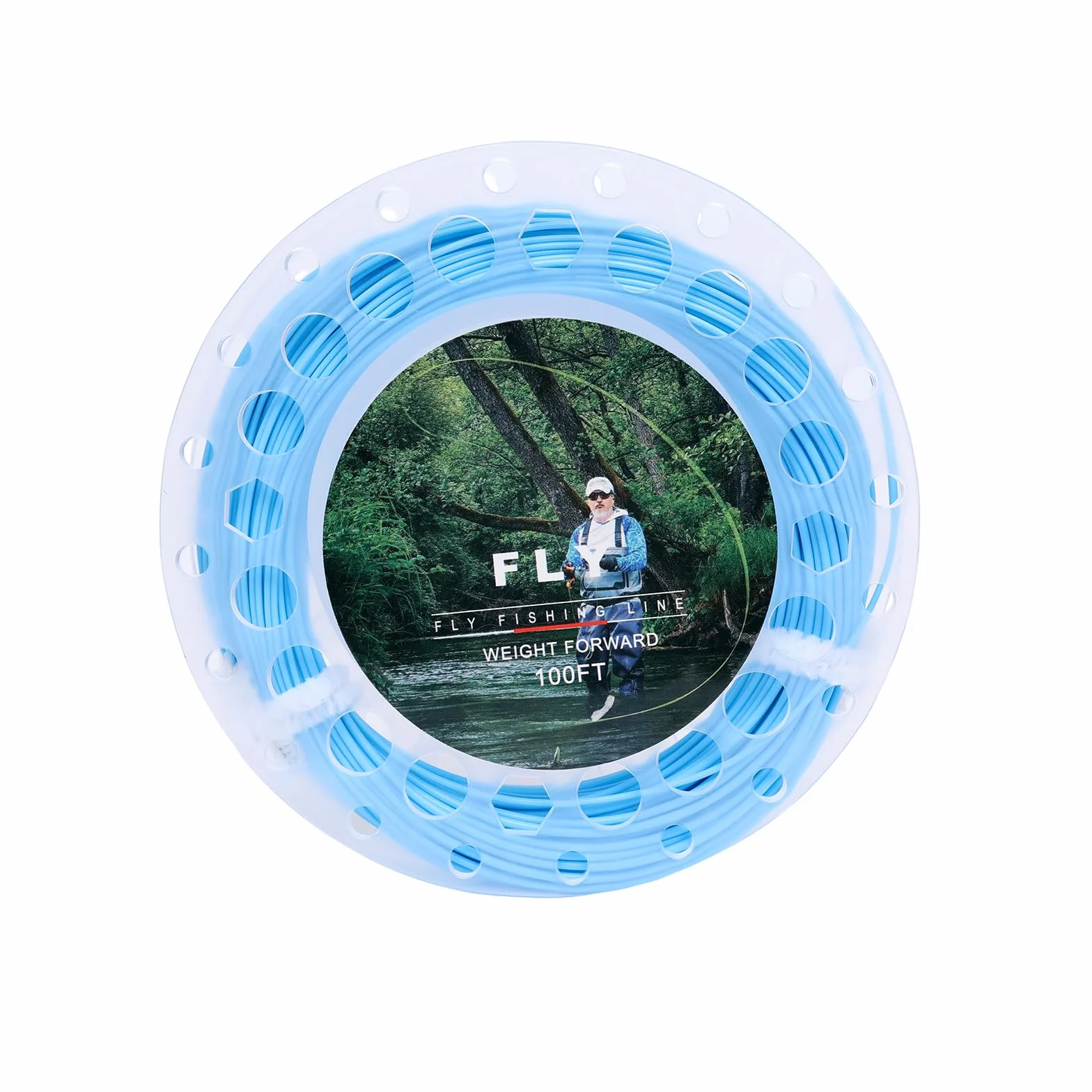 Raprance Ligne de pêche à la mouche flottante avec 2 boucles soudées 30,5 m (3 F-8 F) eau douce