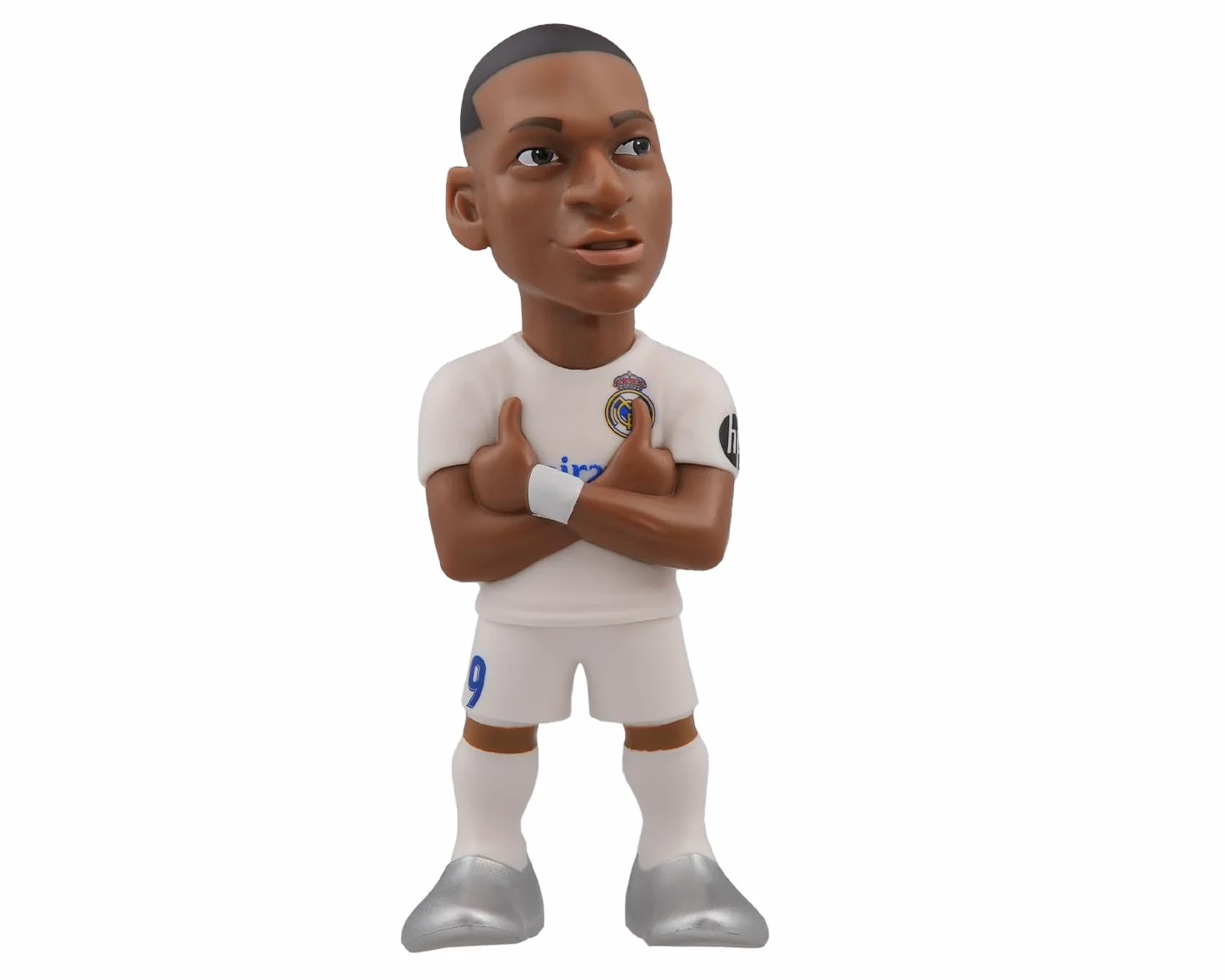 MINIX Figurine Mbappé Real Madrid 12 cm Collection Cadeau Enfants Adultes Fans Football