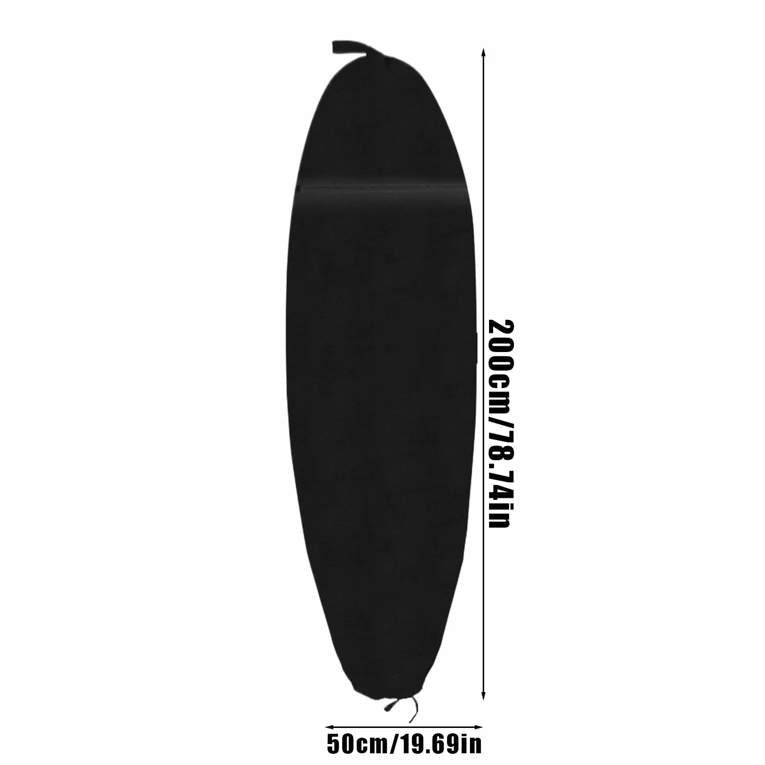 Housse de surf Sac de transport avec cordon de serrage pour bodyboard et planche de surf protection rangement sports nautiques