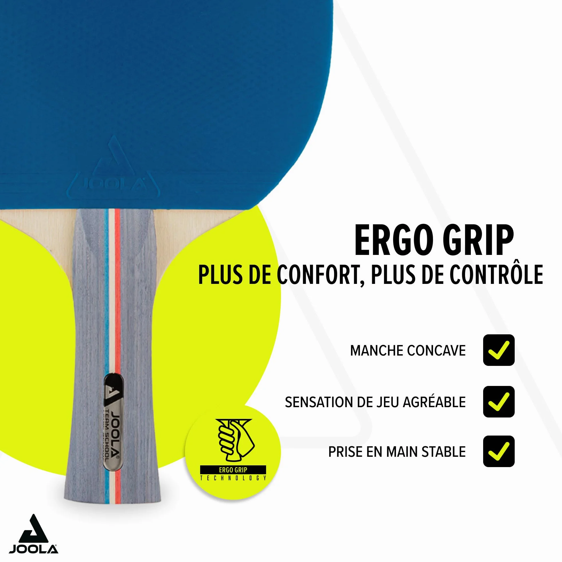 JOOLA Set de Raquettes de Ping Pong TEAM SCHOOL