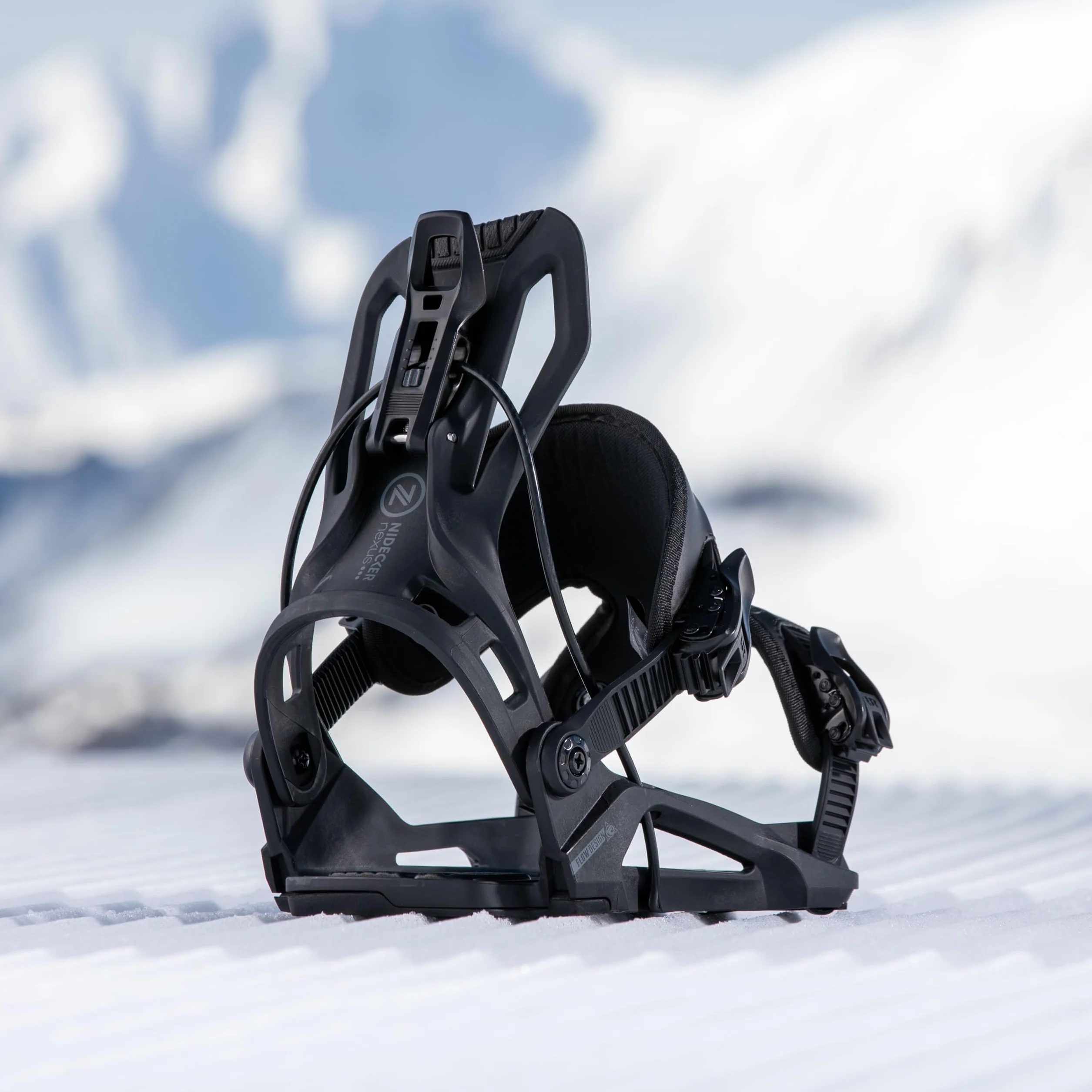 Nidecker Flow NX2 Carbon Hybrid Fixations de Snowboard Noir Taille M