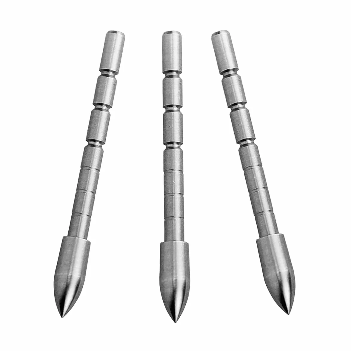 Sarini Pointe de flèche 4,2 mm Acier 120 Grains pour tir à l'arc ID 4,2 mm