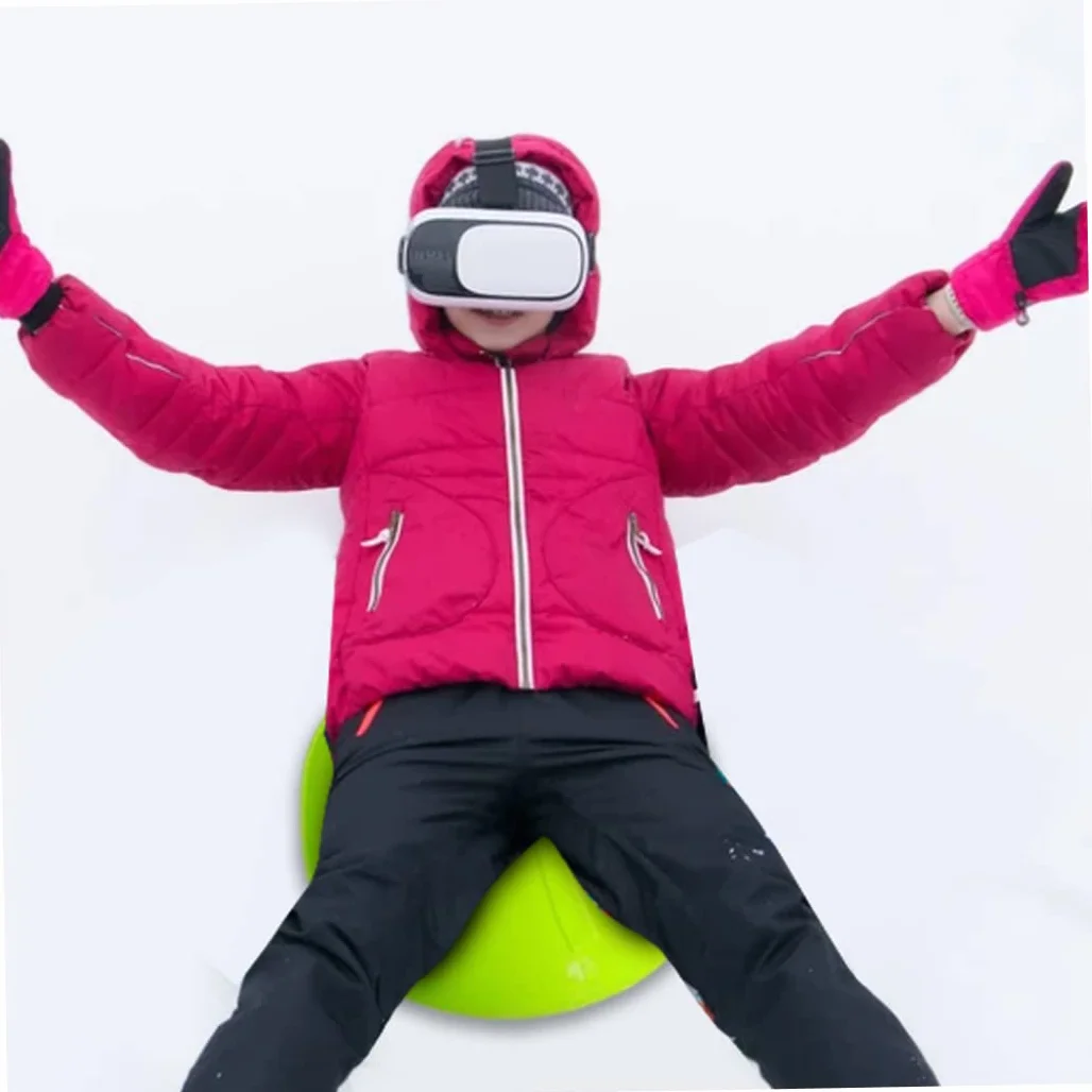 Snowboard Sled Sledge Plastic Snow Slider 2pcs