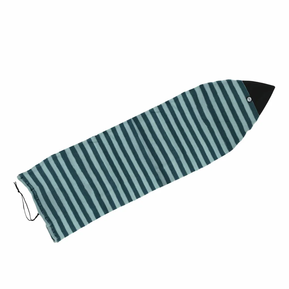 Housse de Protection pour Planche de Surf 6.4ft Polyester Vert Sac de Rangement