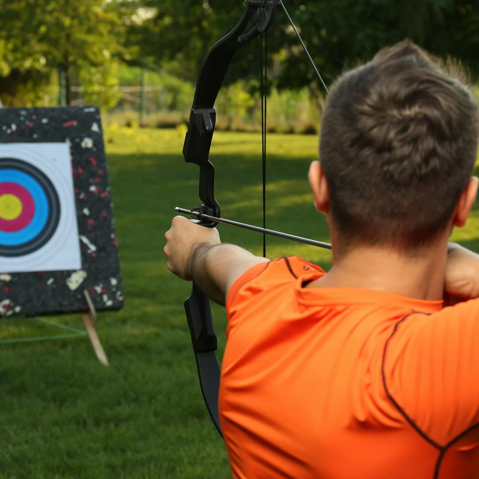 PATIKIL Nocks de Flèche Tir à l'arc 4.2mm 12 Pièces Orange