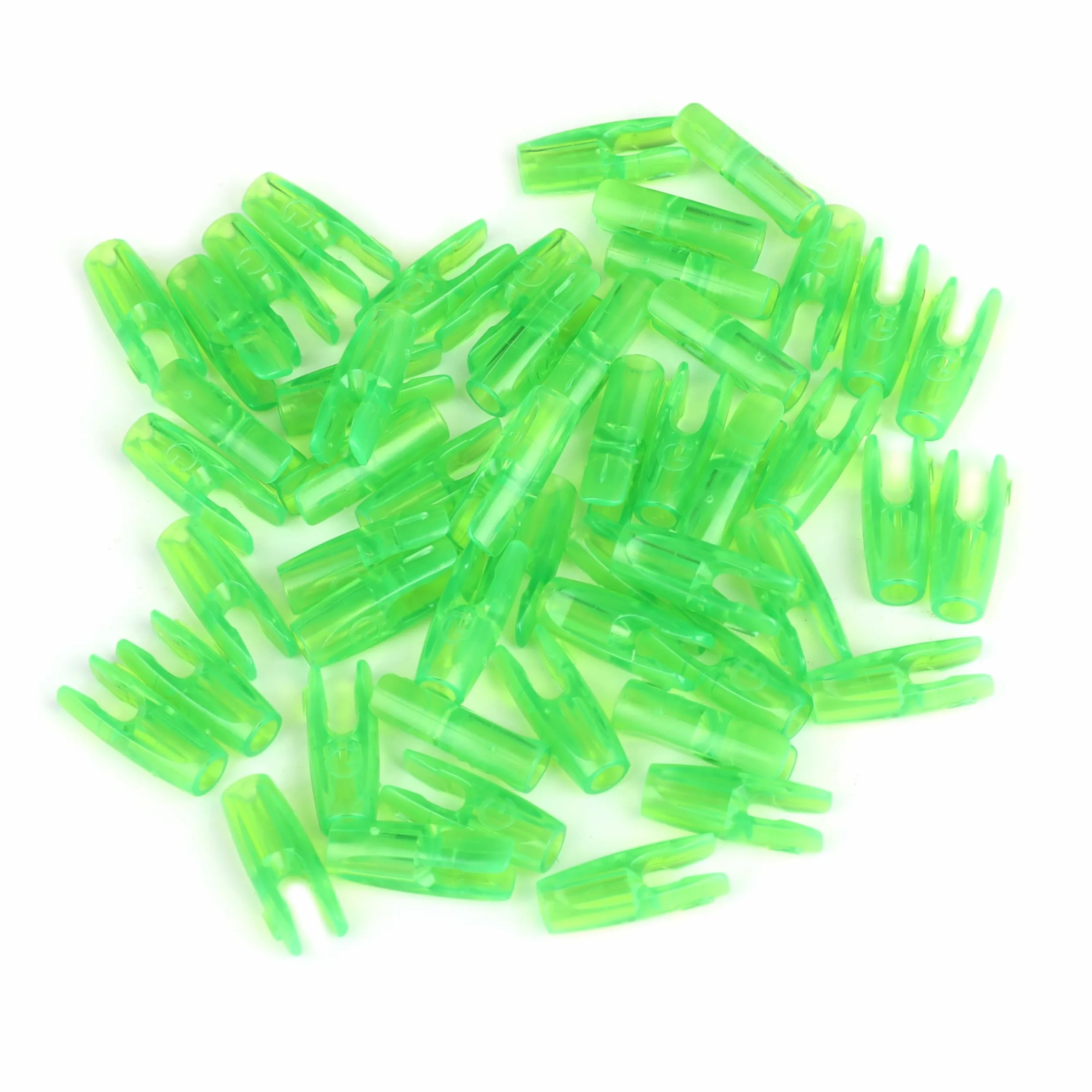 Pack de 60 flèches de tir à l'arc Nock ID 3.2mm Queue de Remplacement en Plastique