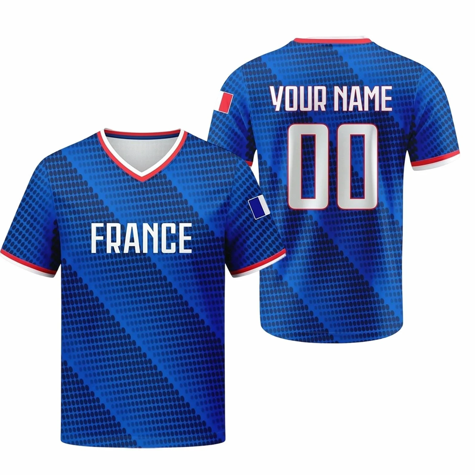 Maillot de Foot Personnalisé Enfant Adulte 2026 - Ensemble Domicile Extérieur avec Nom Numéro