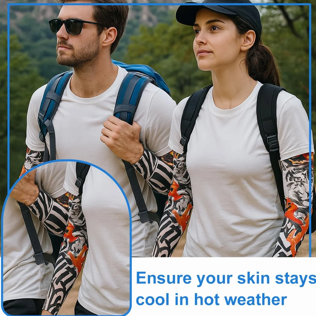 Black Myth: Goku Gaming Arm Protectors 6-Piece UV Sun Protection
