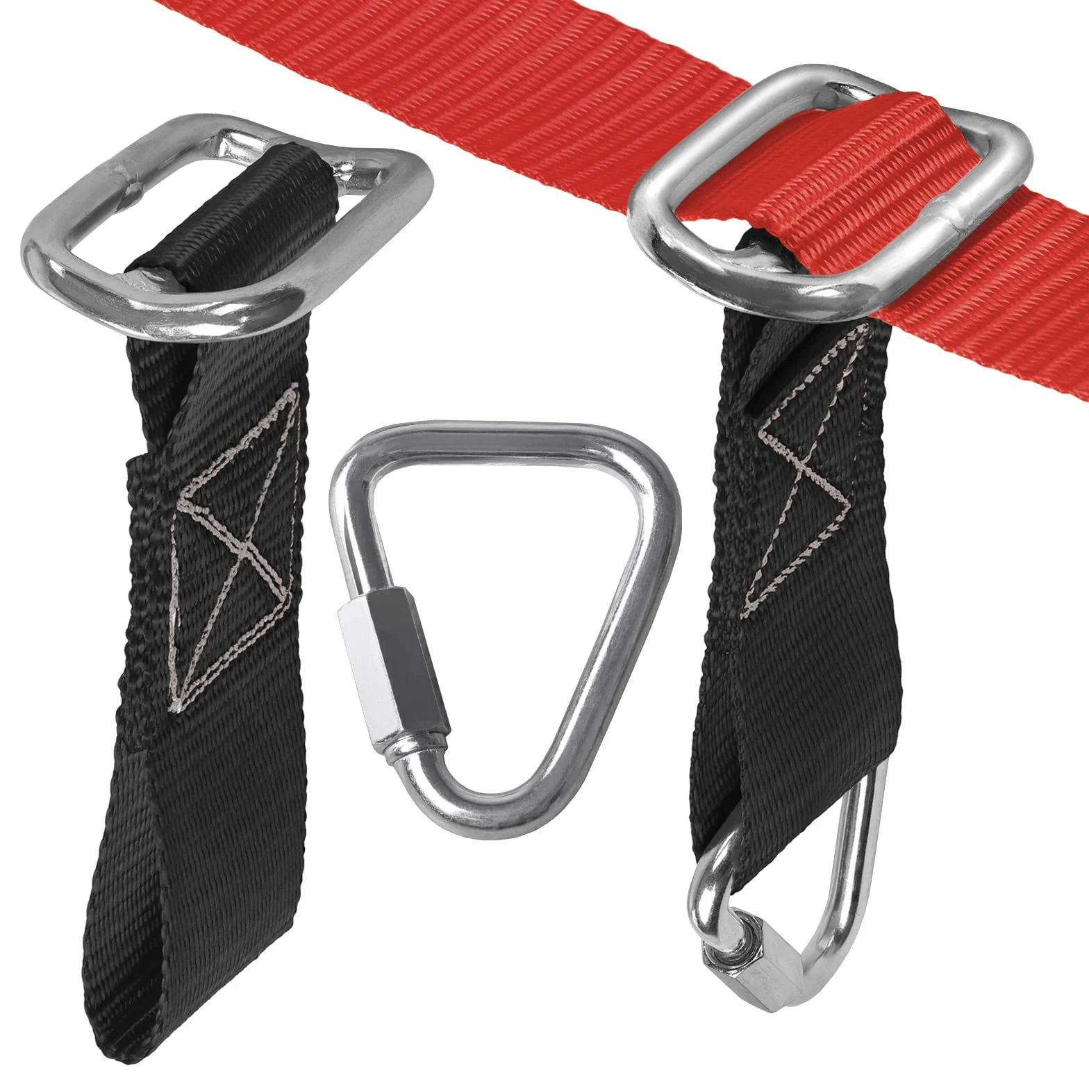 ALPIDEX Ninja Parcour Slackline Set 15 m Jeunes Adultes