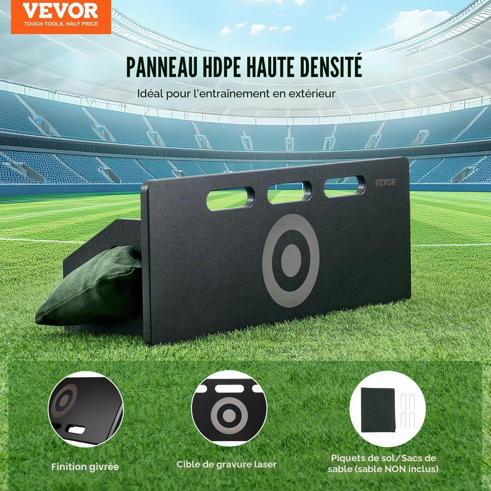 VEVOR Planche de Rebond de Football