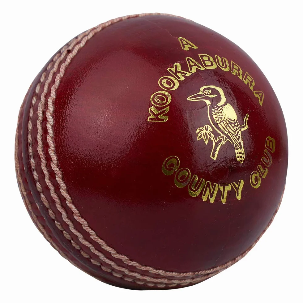 KOOKABURRA County Club Balle de Cricket Rouge