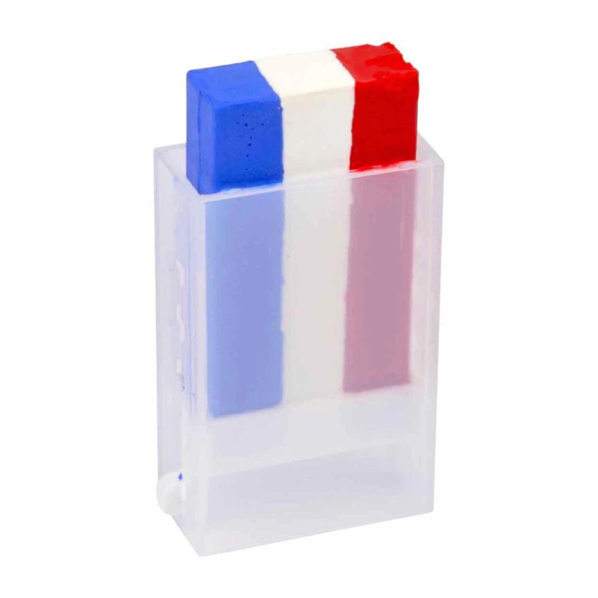 THE REPLICANT Stick Maquillage France Bleu Blanc Rouge Peinture Faciale Supporter Tricolore 4,5 x 3 x 1 cm