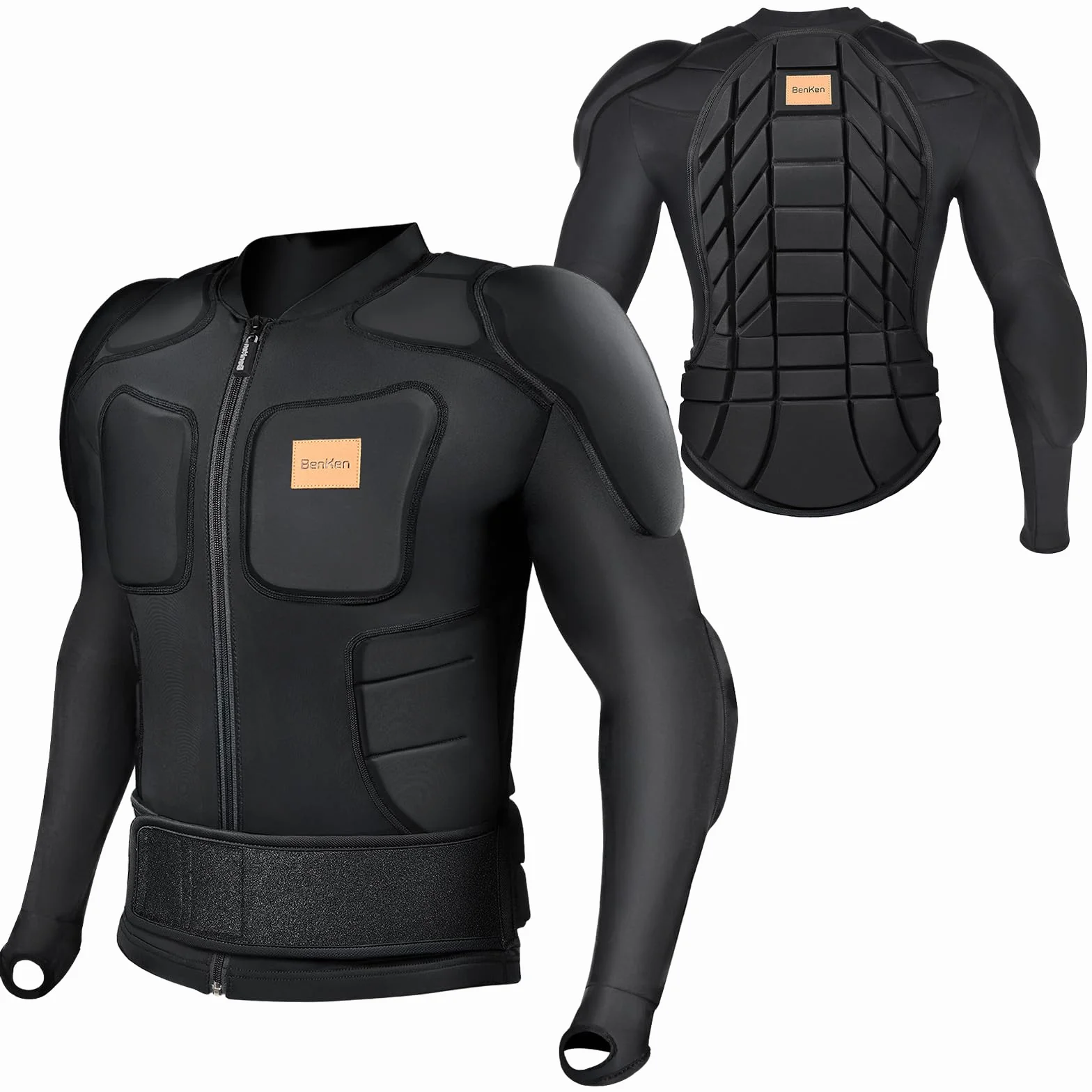 BenKen Chemise Protectrice Équipement Protection pour Ski Snowboard Moto Enduro