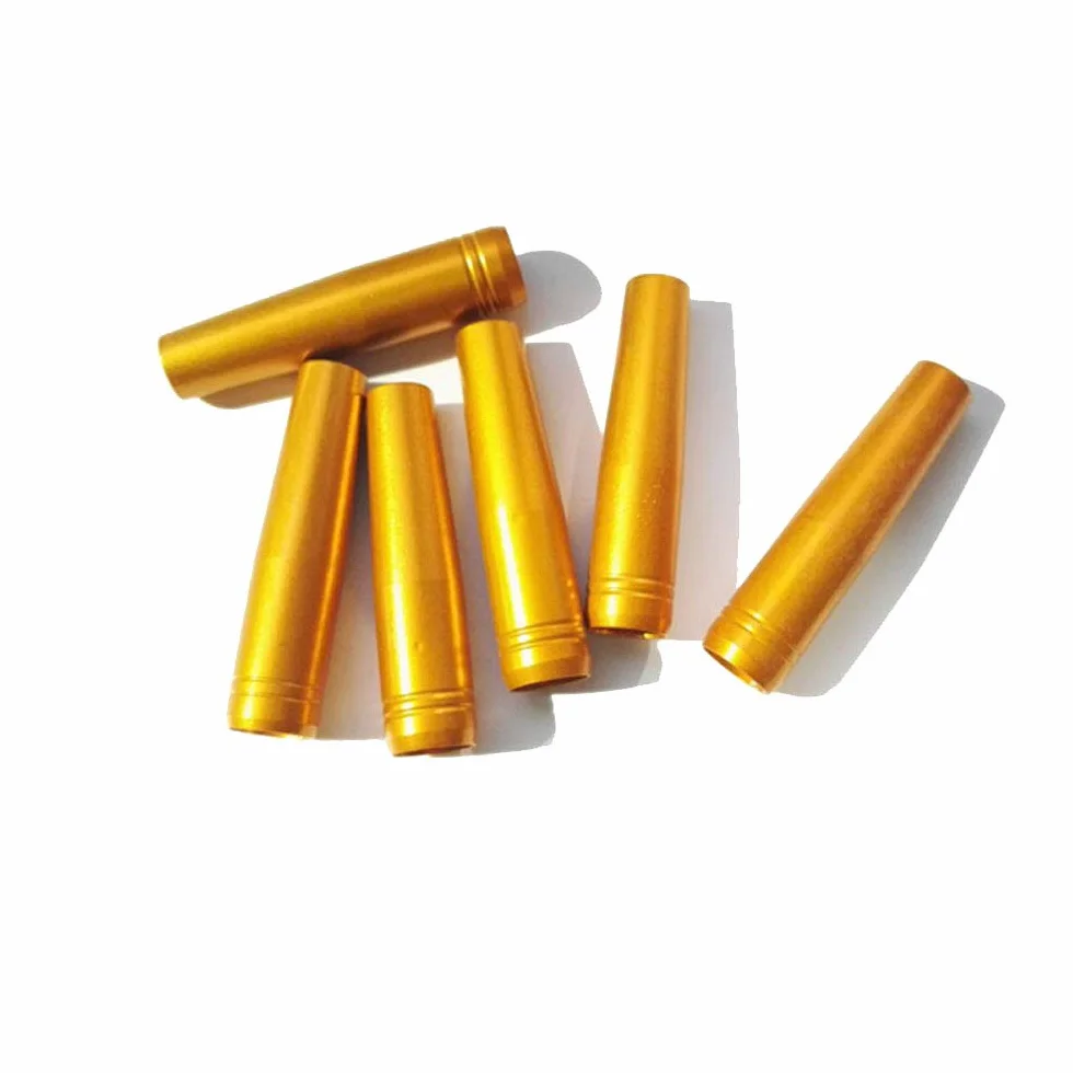 SHARROW 12pcs Tir à l'arc Flèche Insert en Aluminium Connecteur Pointe de Flèche 8 mm