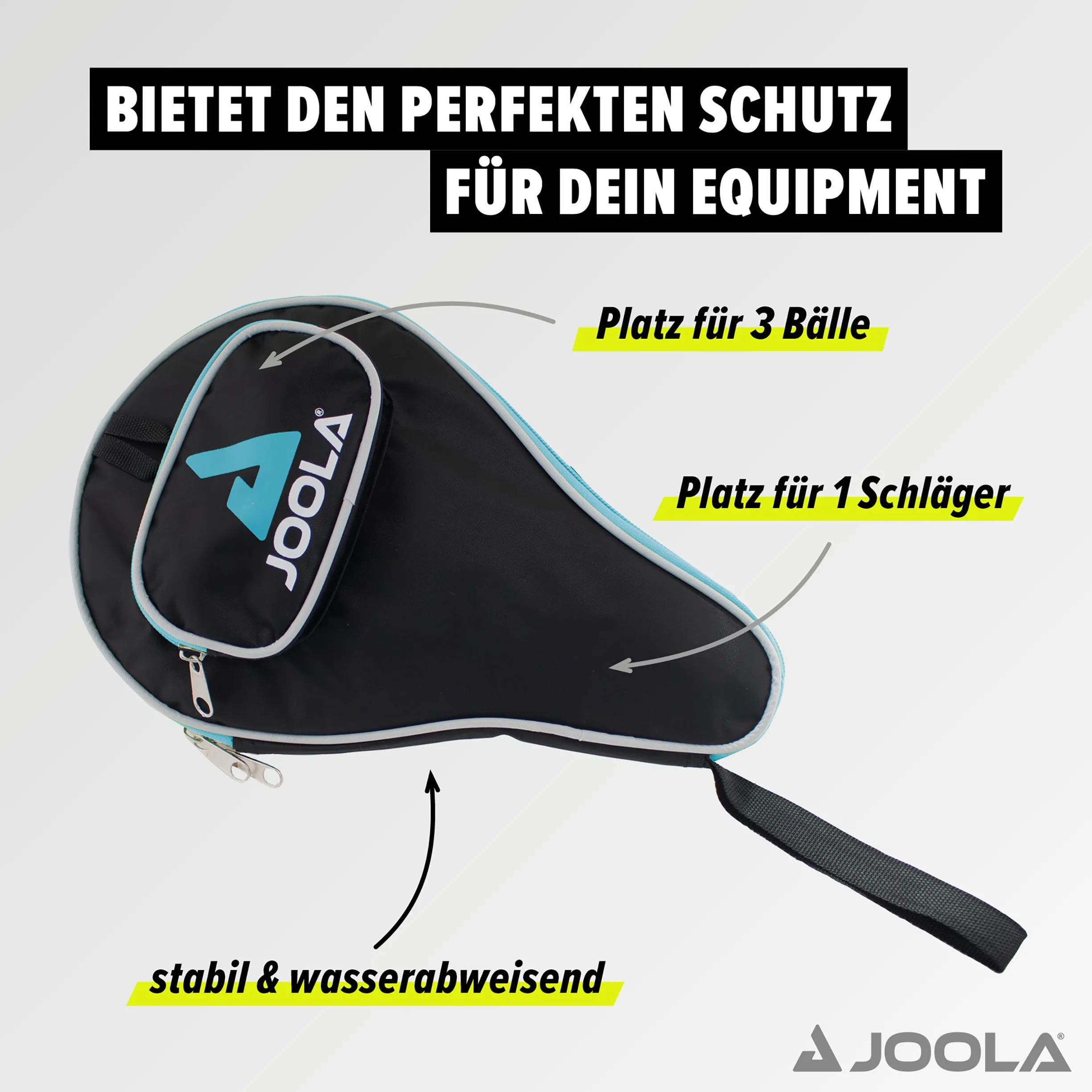 JOOLA POCKET Housse pour raquette de tennis de table