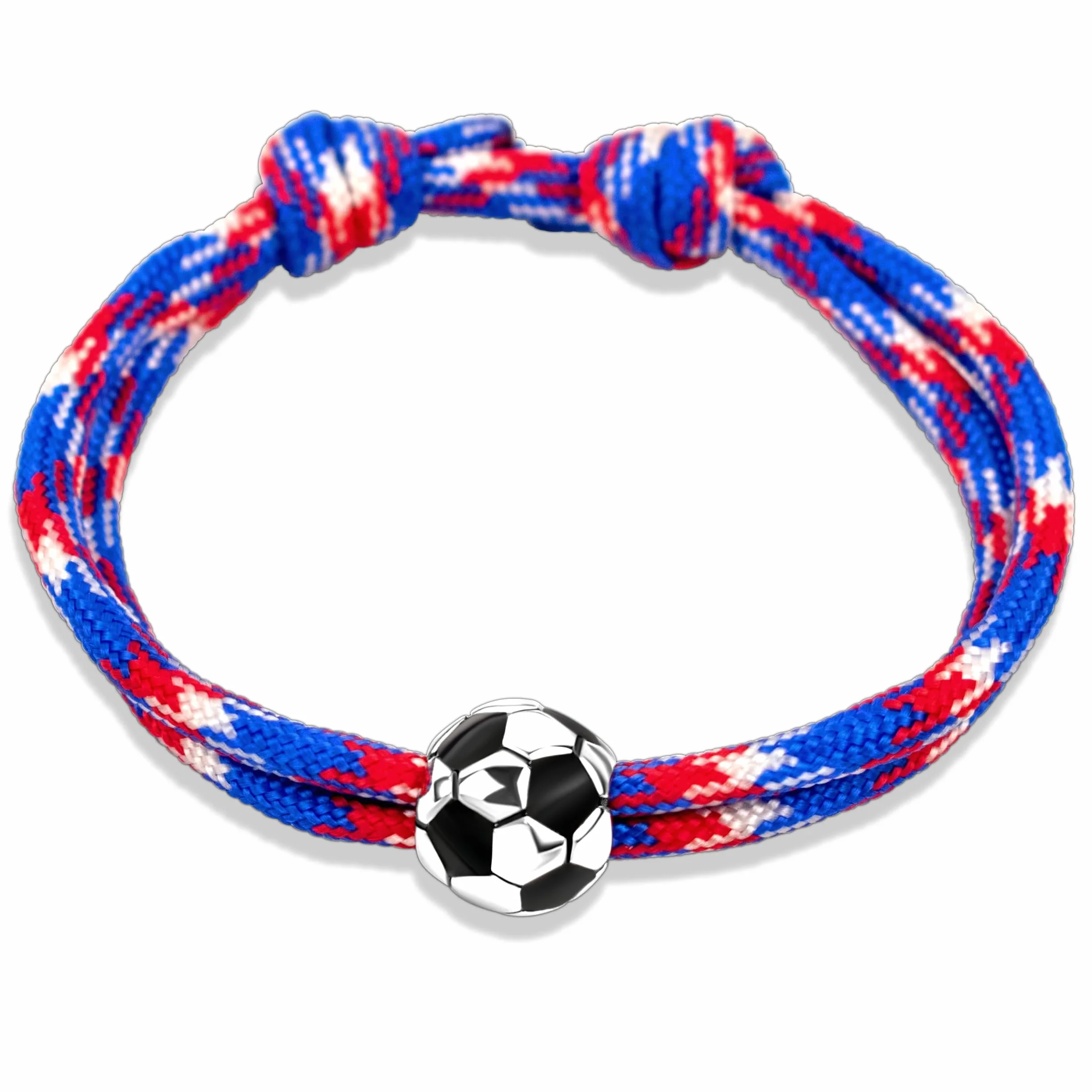 Bracelet Football réglable acier inoxydable Homme Enfant Cadeau Noël anniversaire fête des pères