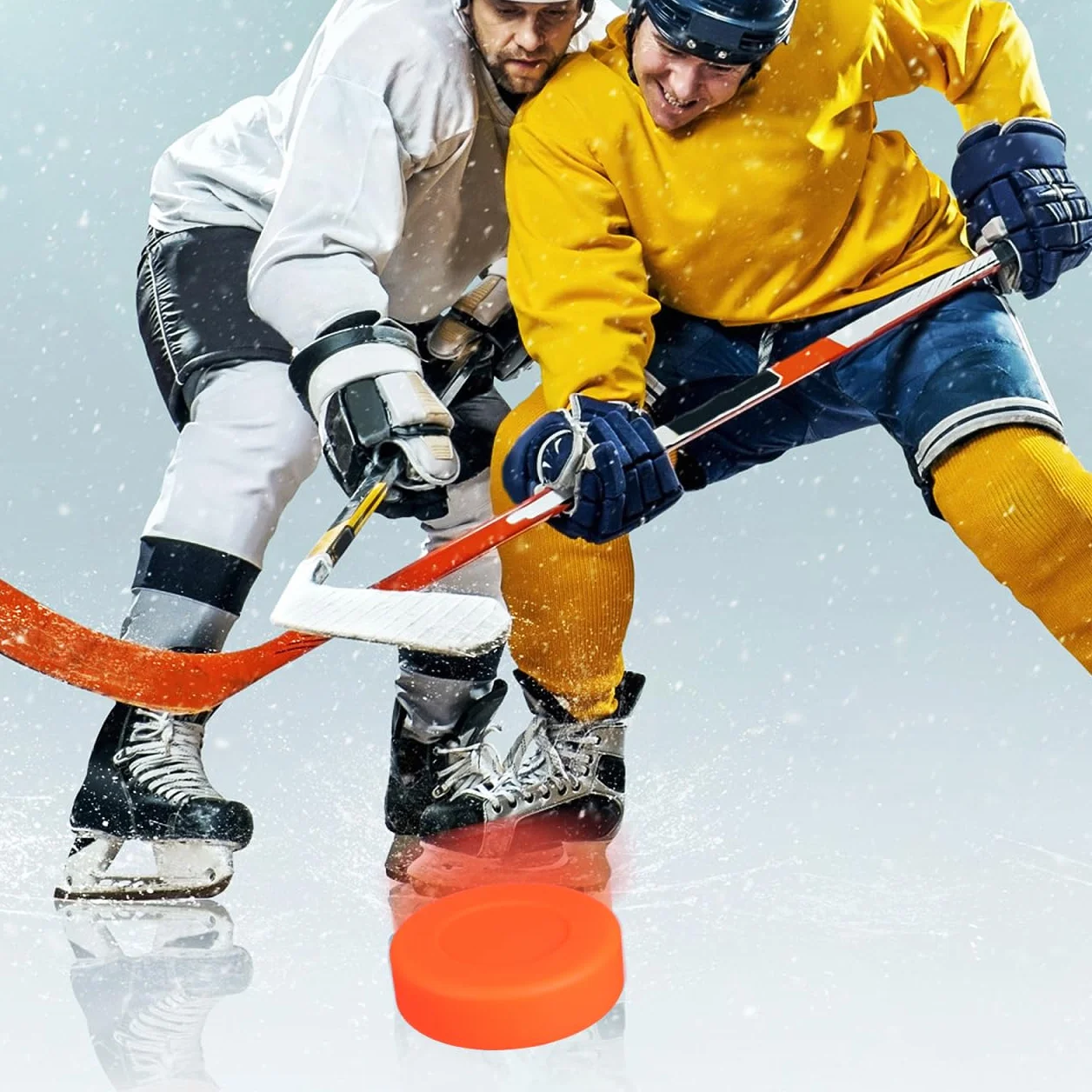 Lot de 4 Sacs d'entraînement en Caoutchouc pour Hockey sur Glace
