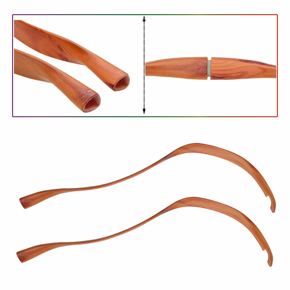 Takedown Arc Classique 20lbs Arc Long Traditionnel en Bois Chasse Adulte Débutant Tir Cible