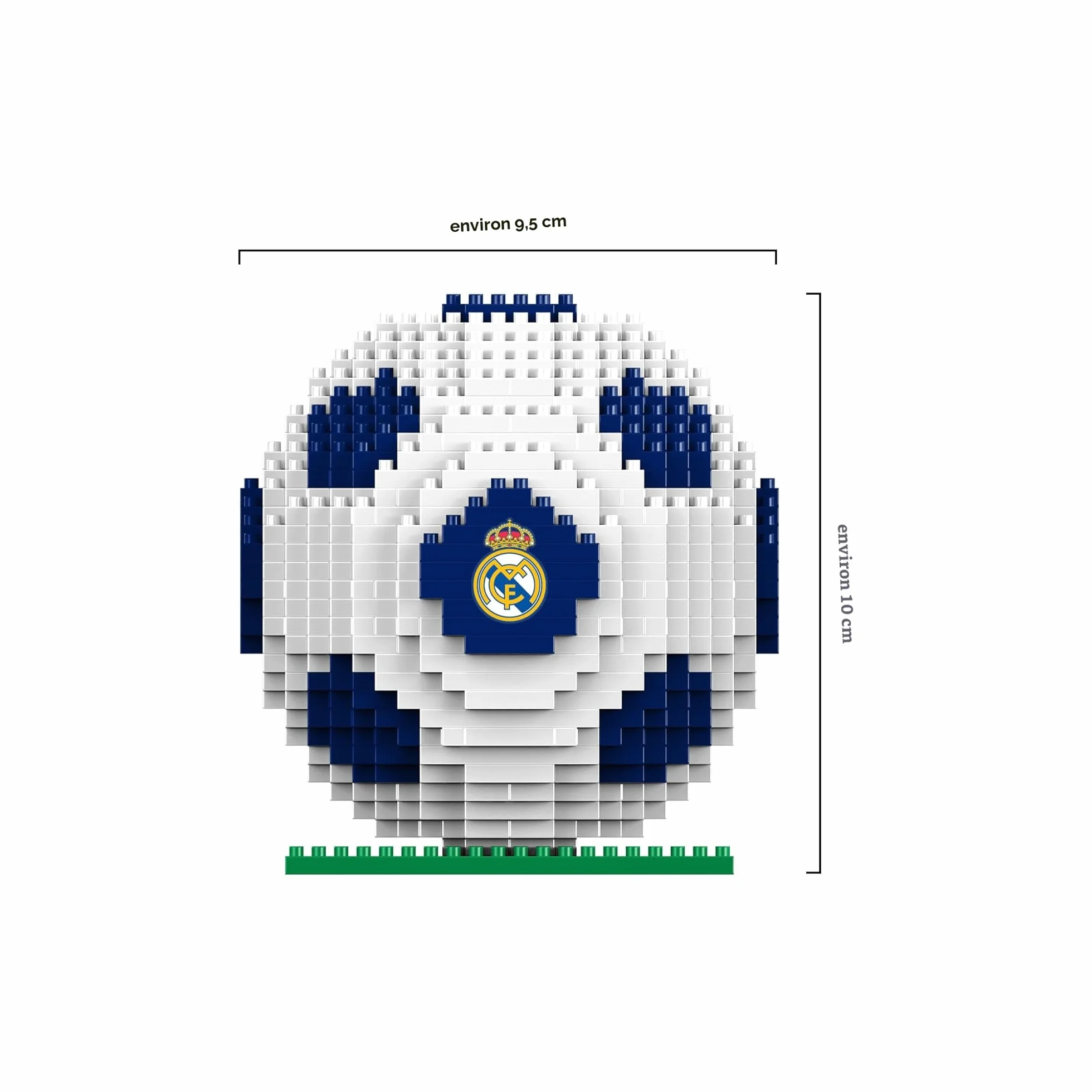 FOCO Jeu de construction de football 3D BRXLZ Real Madrid FC